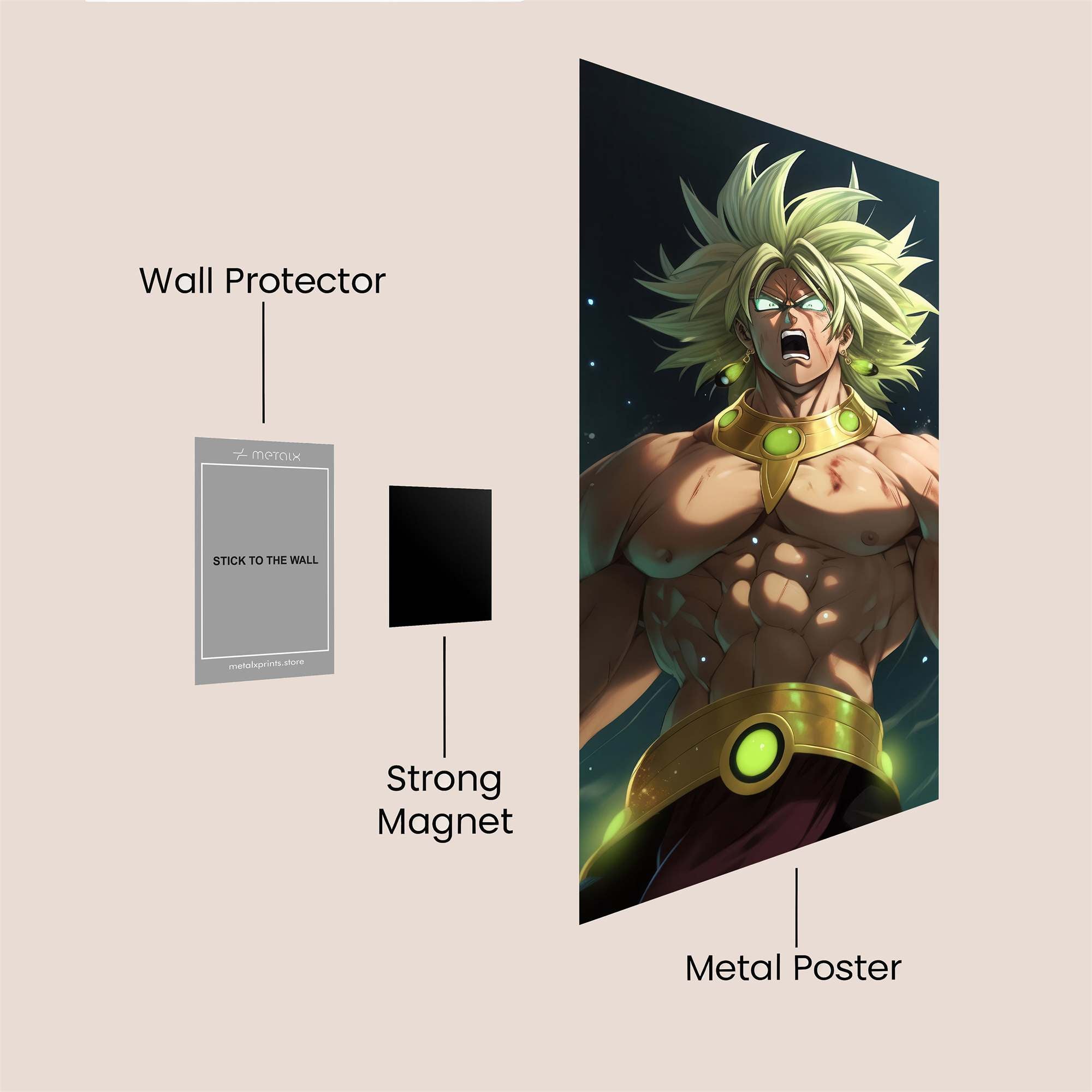 Broly Roar Safe Wall Magnetic / M