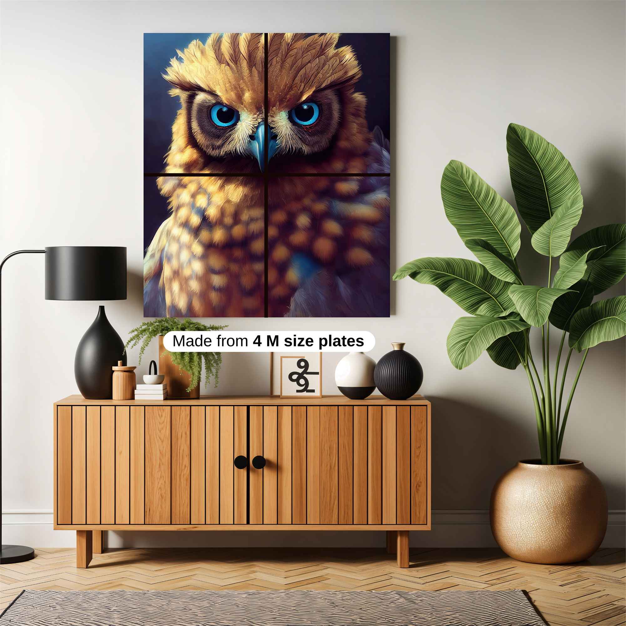 Owl Gaze Safe Wall Magnetic / M