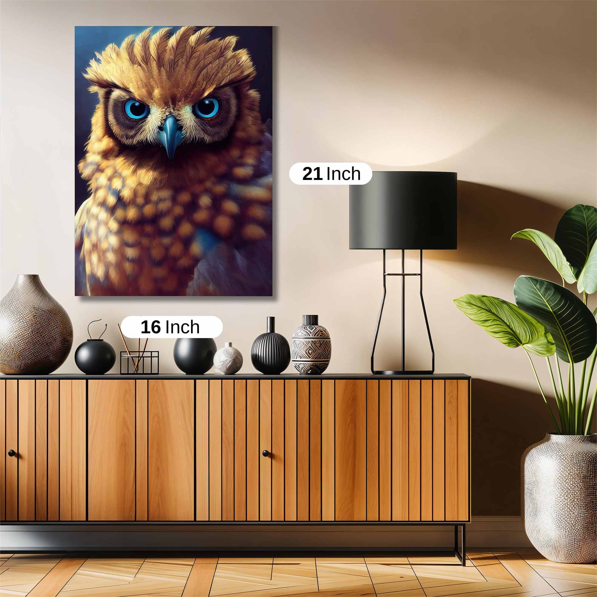 Owl Gaze Safe Wall Magnetic / M