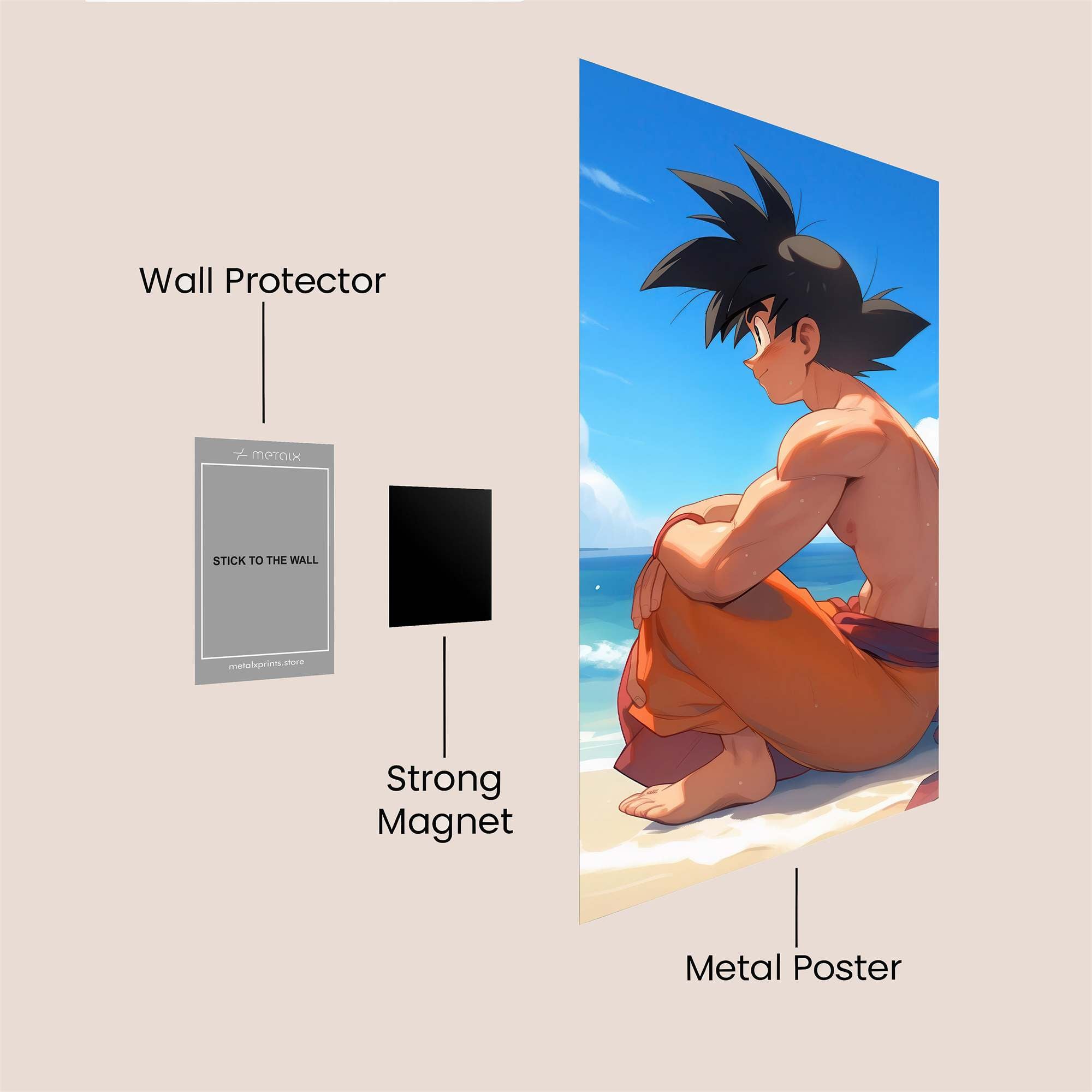 Goku Serenity Safe Wall Magnetic / M