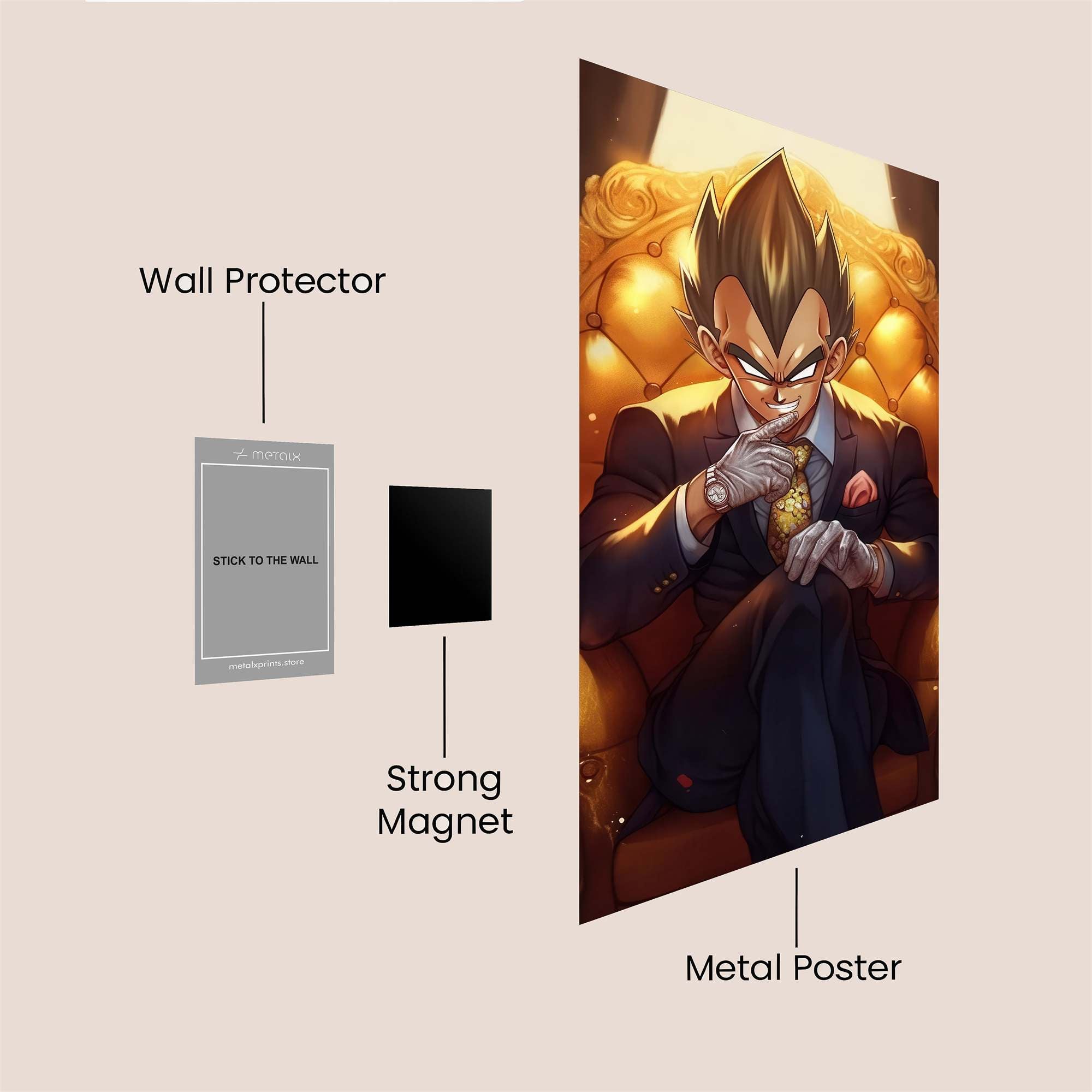 Vegeta Regality Safe Wall Magnetic / M