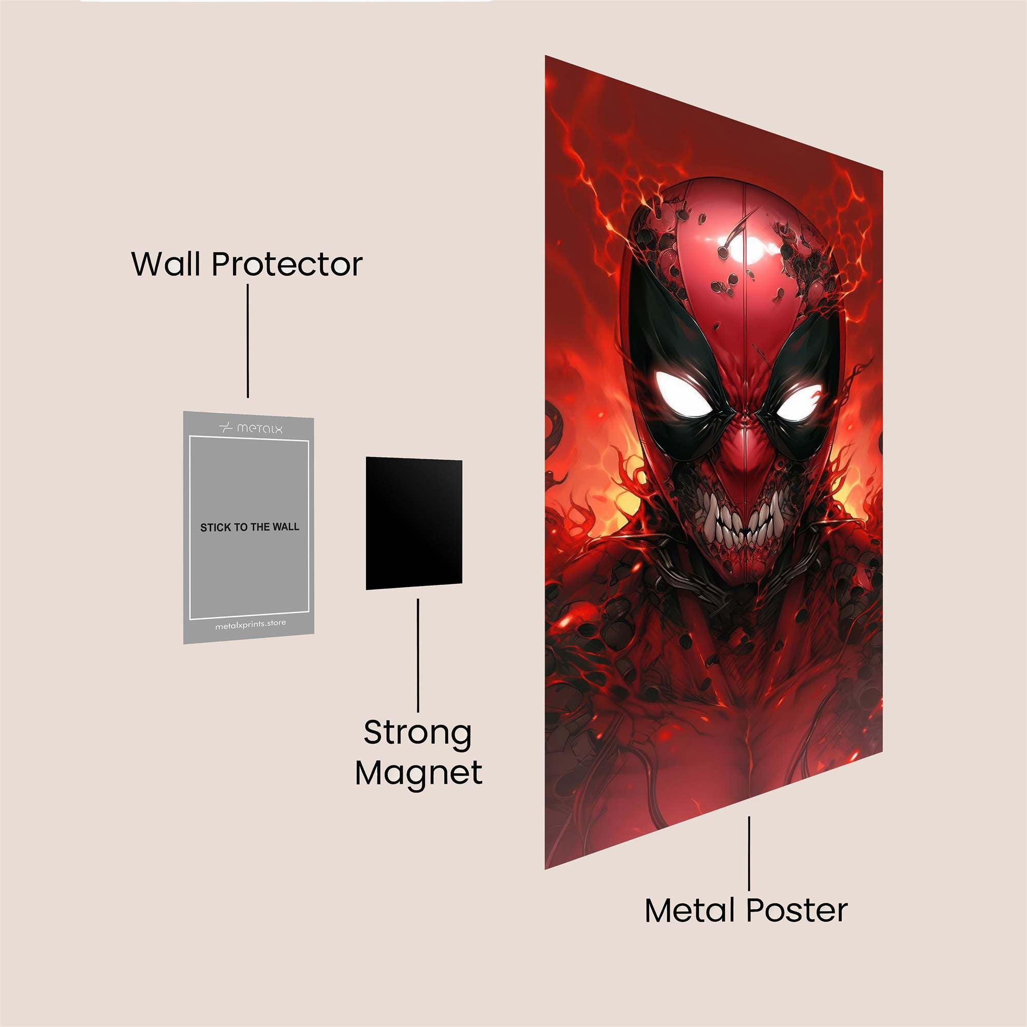Venomous Carnage Safe Wall Magnetic / M