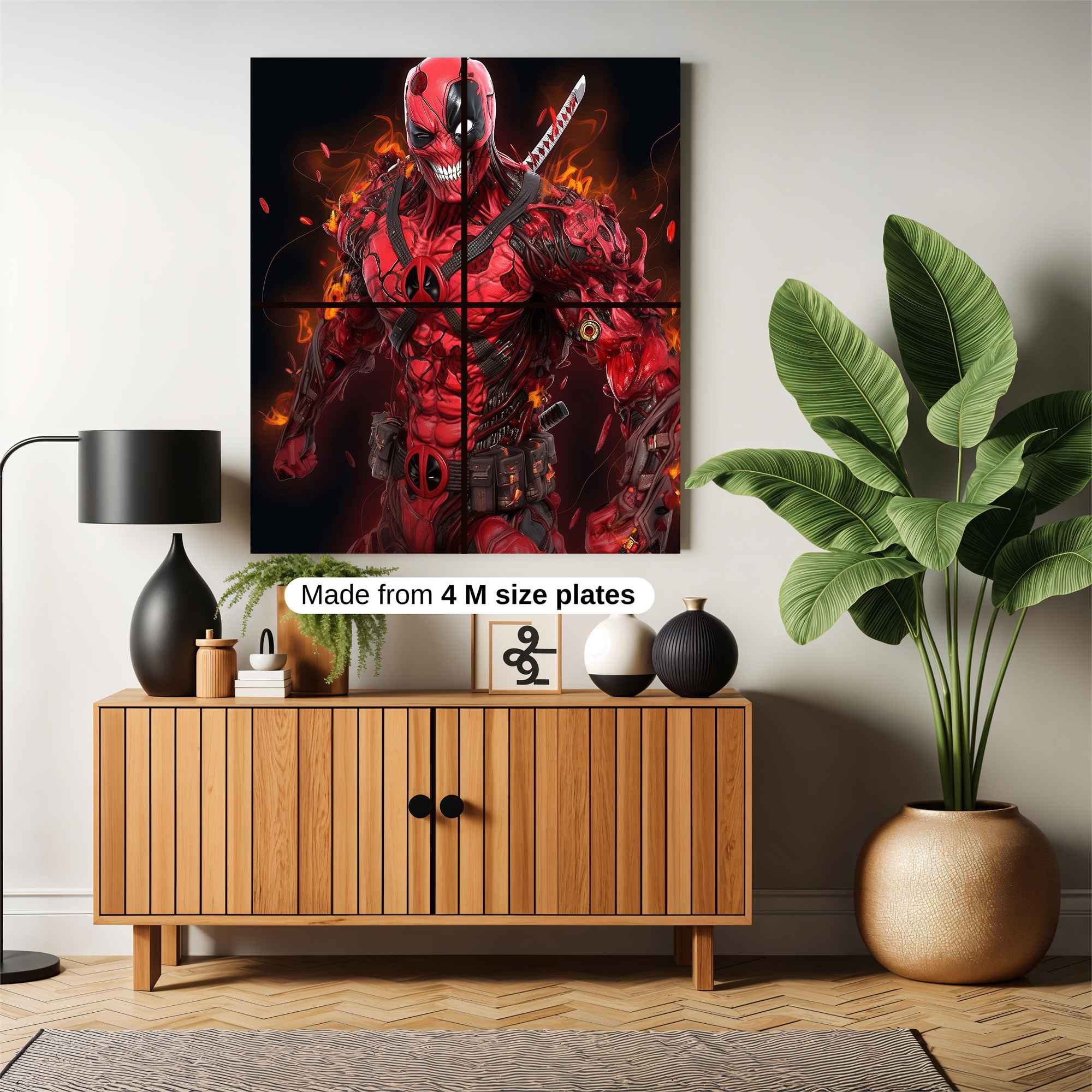 Deadpool Fury Safe Wall Magnetic / M