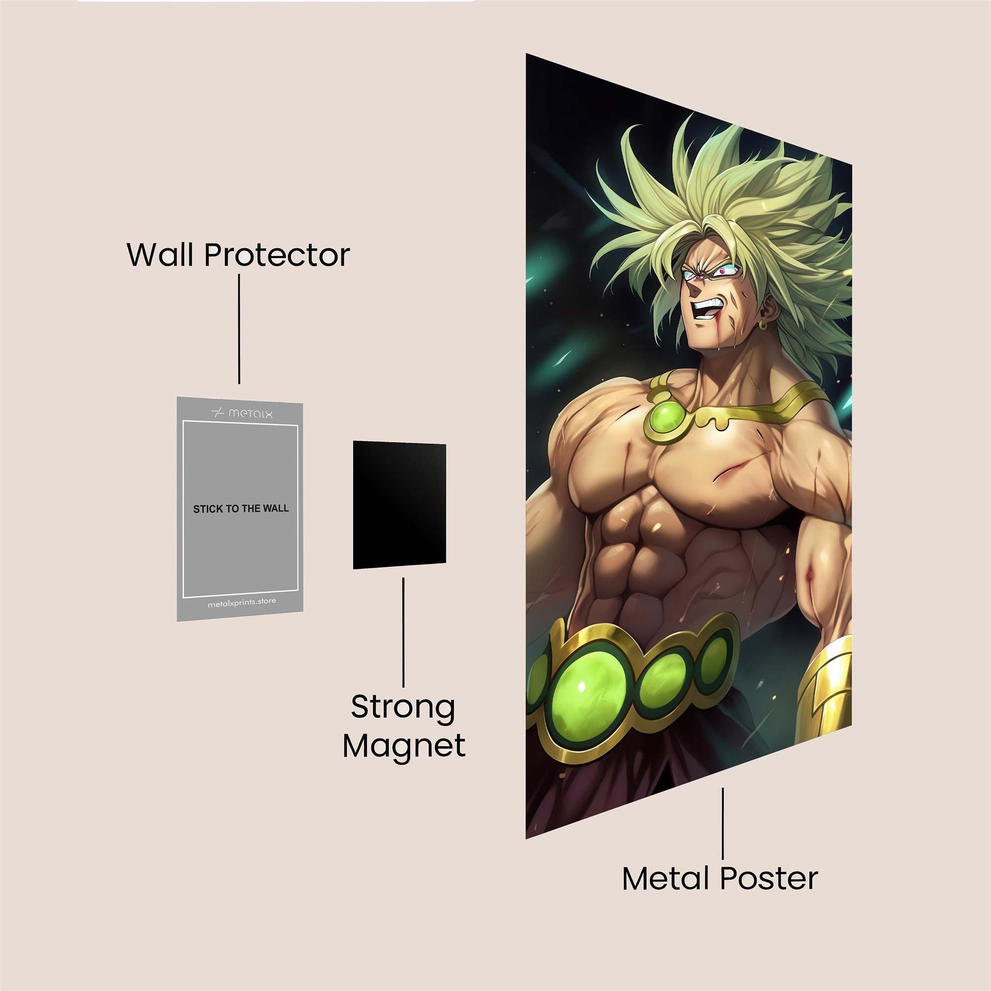 Broly Fury Safe Wall Magnetic / M