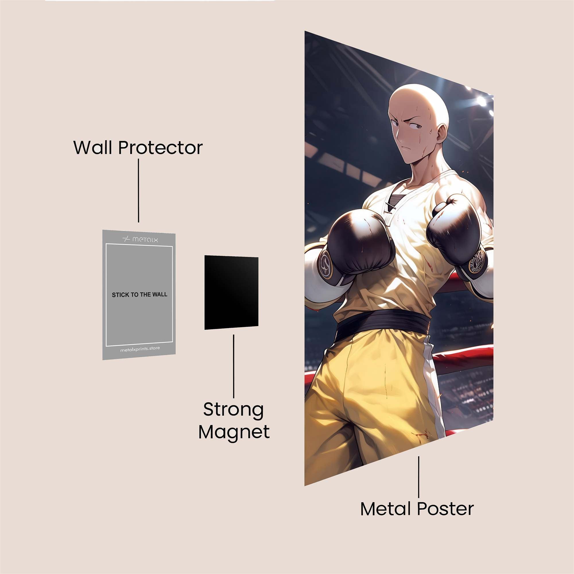 Saitama Determination Safe Wall Magnetic / M
