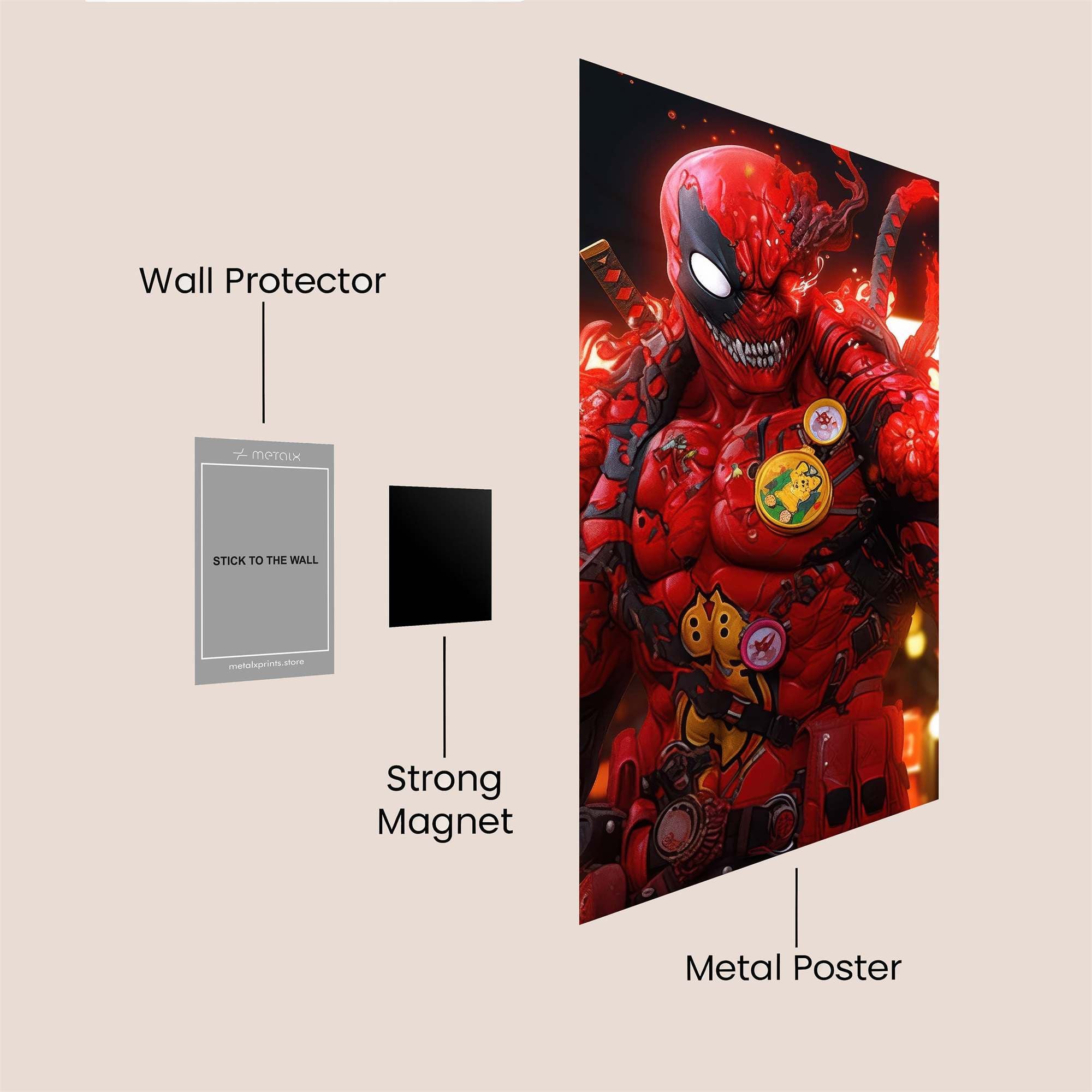 Symbiote Inferno Safe Wall Magnetic / M
