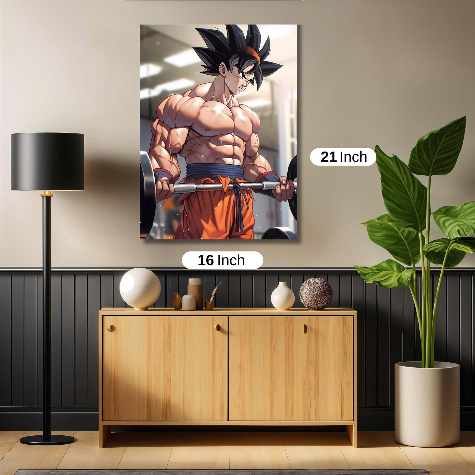 Goku Powerlift Safe Wall Magnetic / M