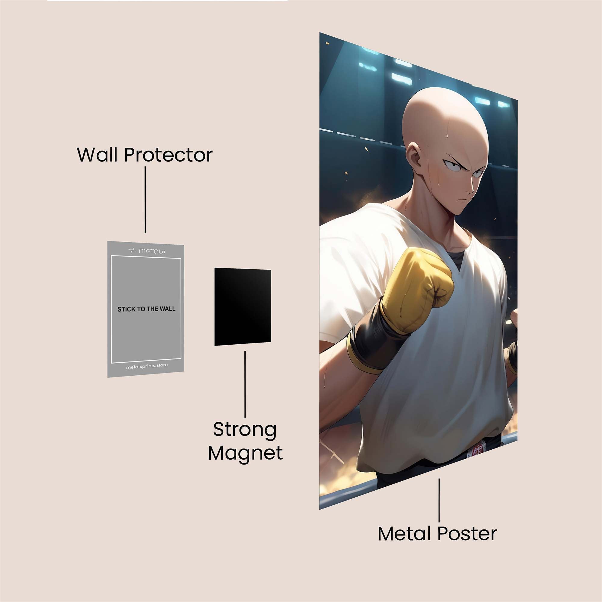 Saitama Resolve Safe Wall Magnetic / M