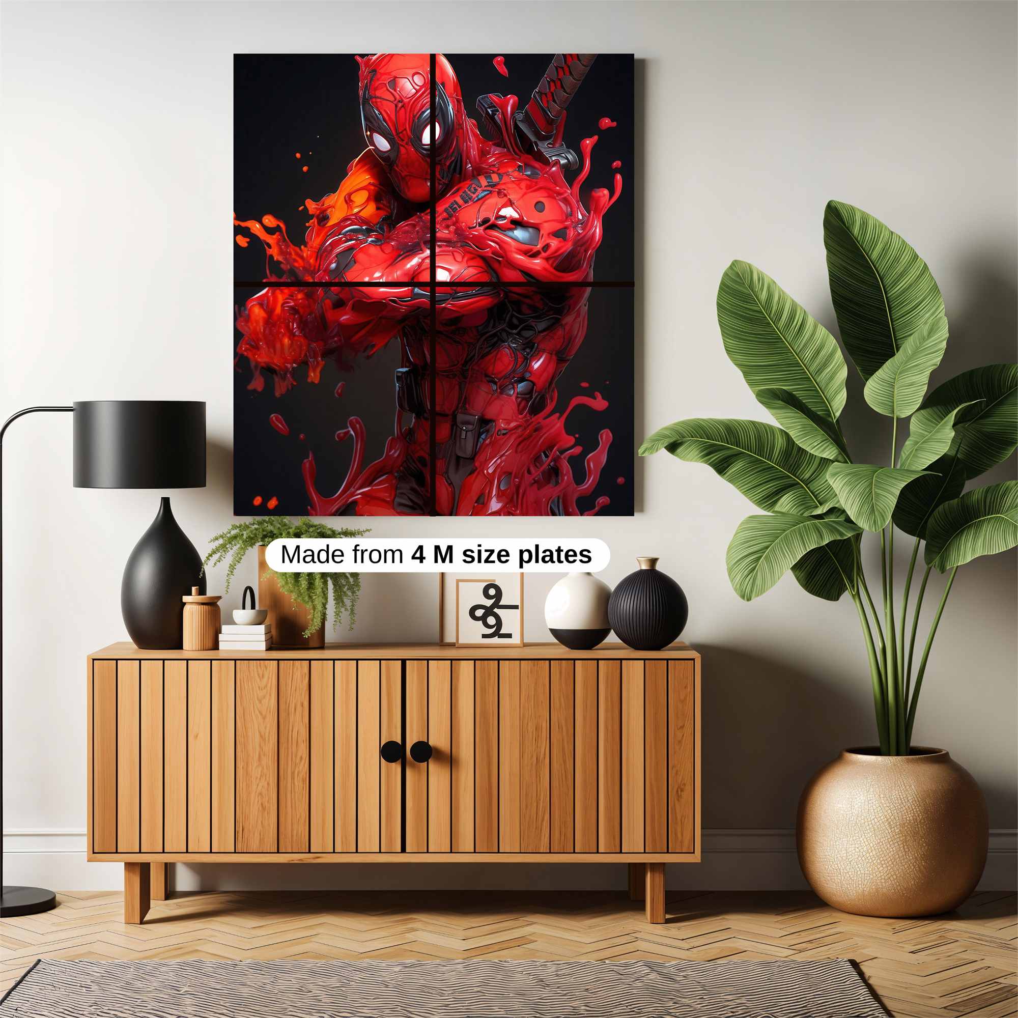 Deadpool Flair Safe Wall Magnetic / M