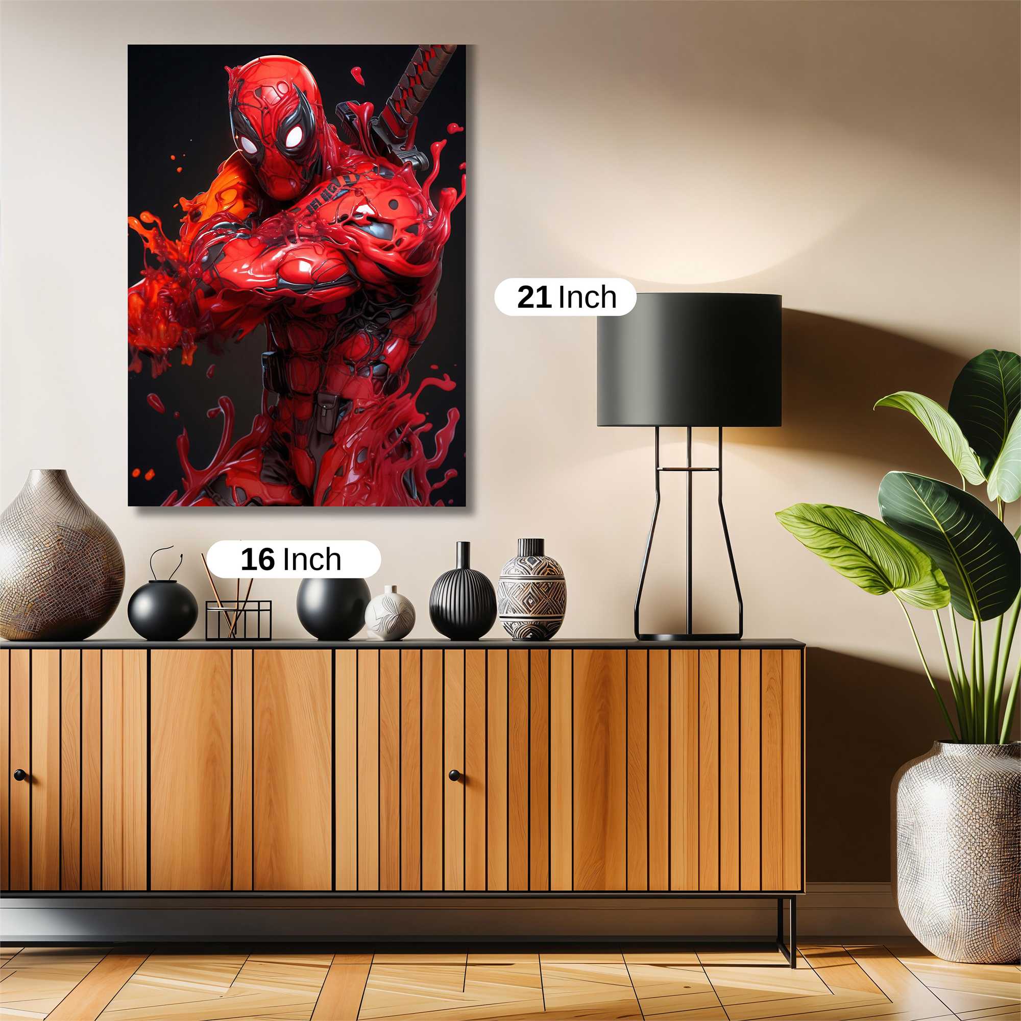 Deadpool Flair Safe Wall Magnetic / M