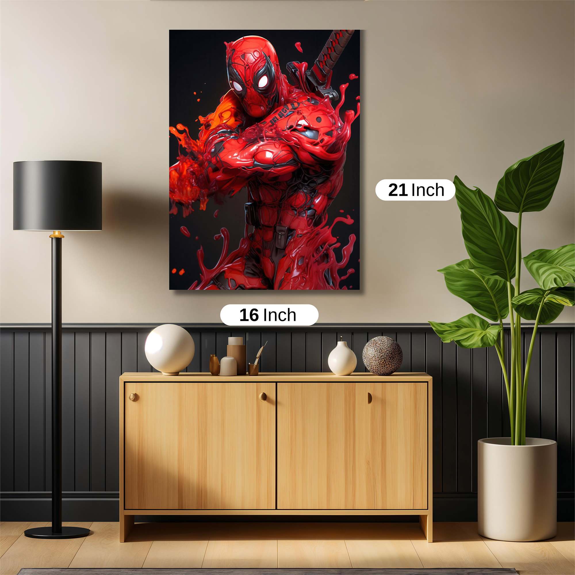 Deadpool Flair Safe Wall Magnetic / M
