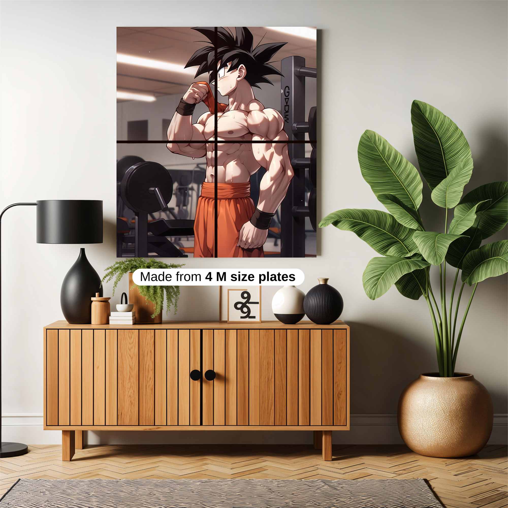 Goku Powerburst Safe Wall Magnetic / M