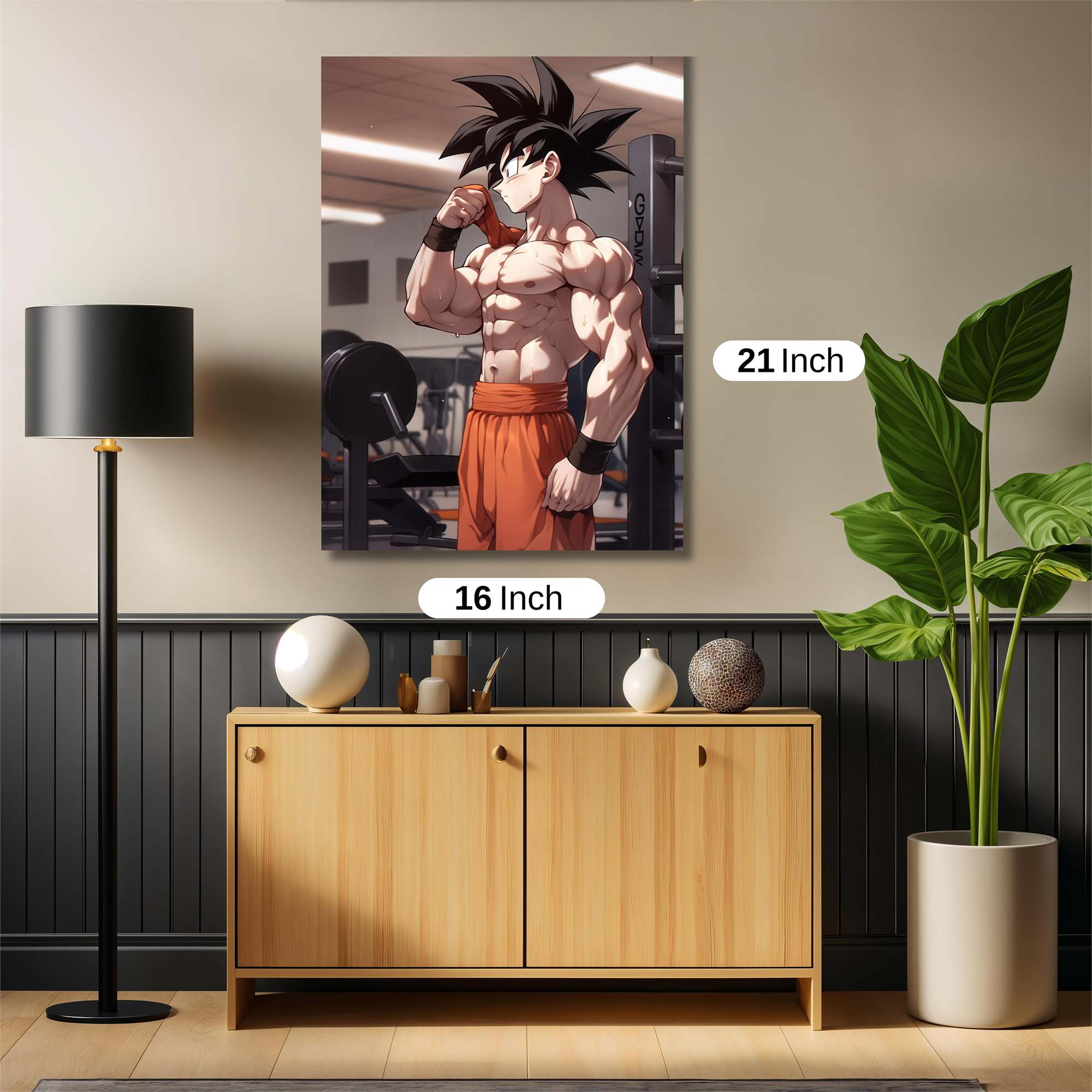 Goku Powerburst Safe Wall Magnetic / M