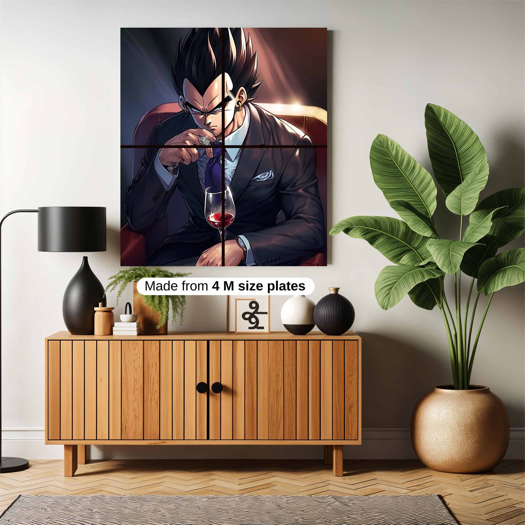 Vegeta Suave Safe Wall Magnetic / M