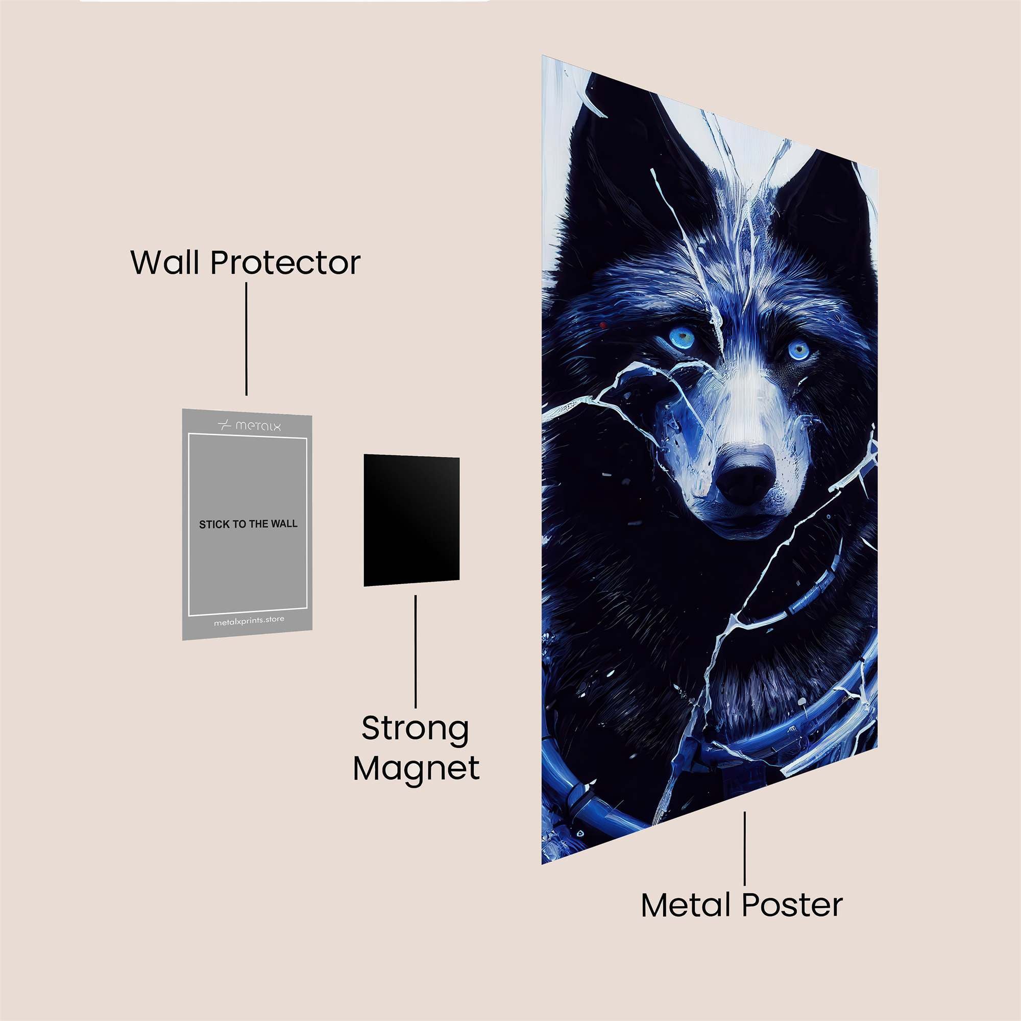 Cosmic Sentinel Safe Wall Magnetic / M