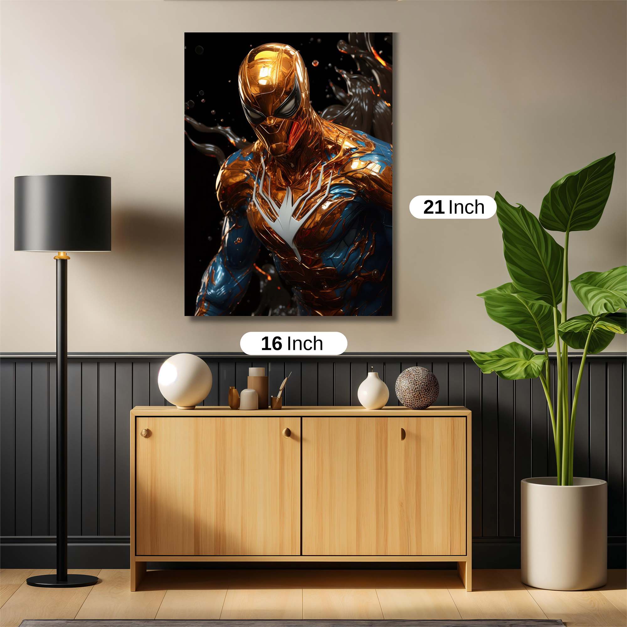 Spider-Metal Fury Safe Wall Magnetic / M