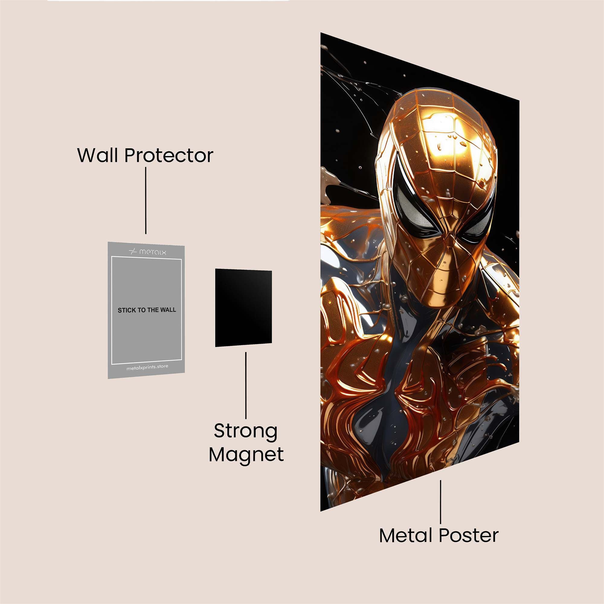 Armored Elegance Safe Wall Magnetic / M