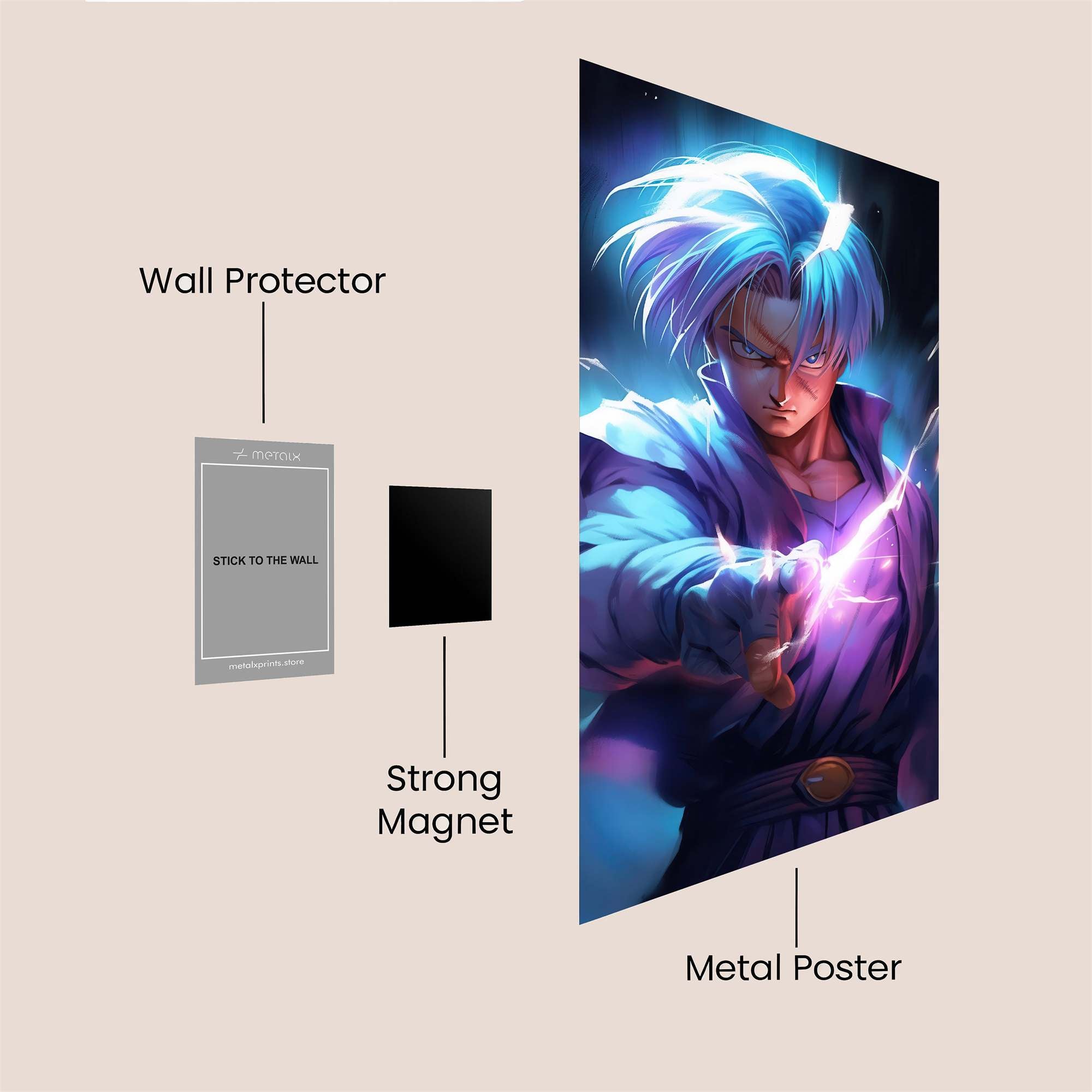 Trunks Fury Safe Wall Magnetic / M