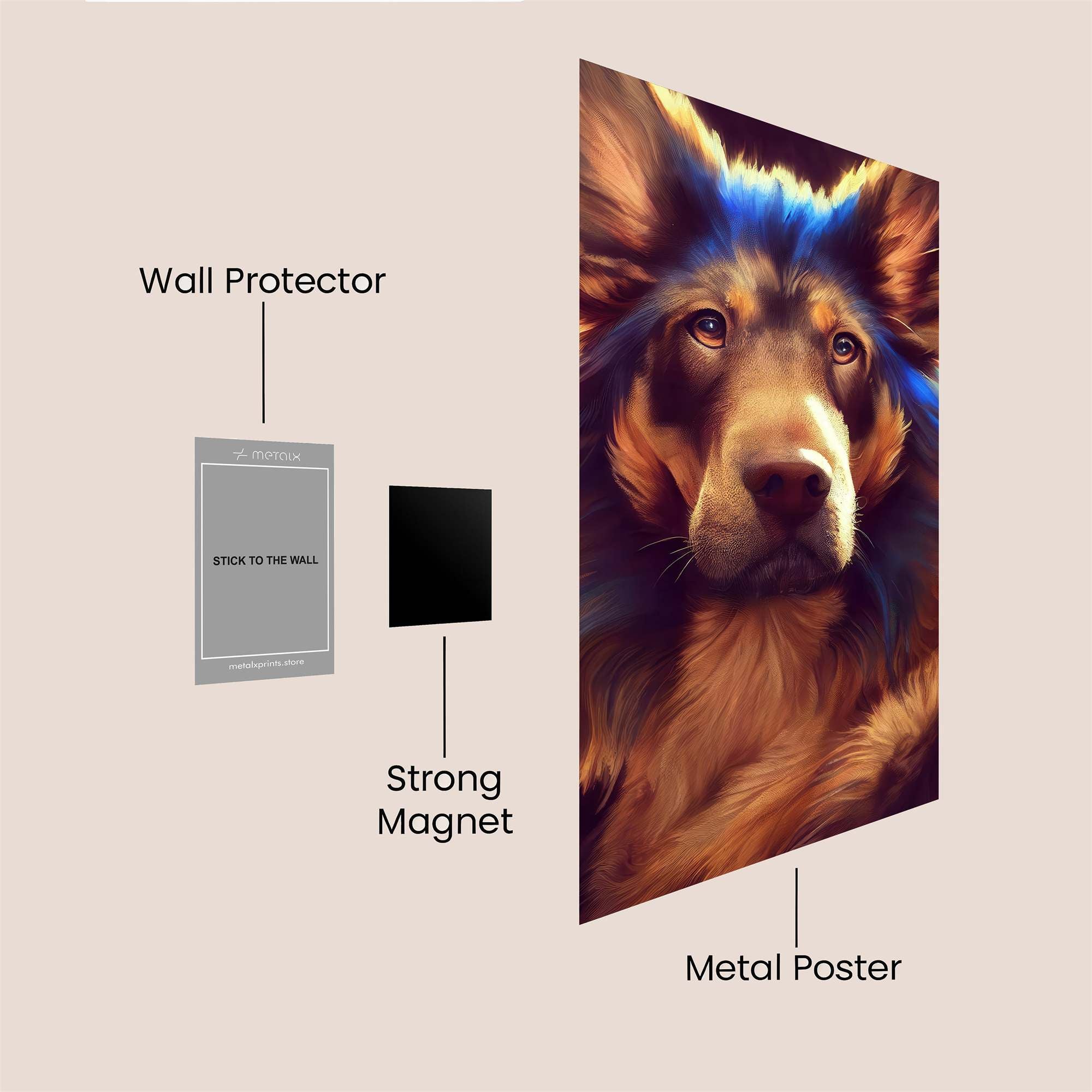 Enchanted Paws Safe Wall Magnetic / M