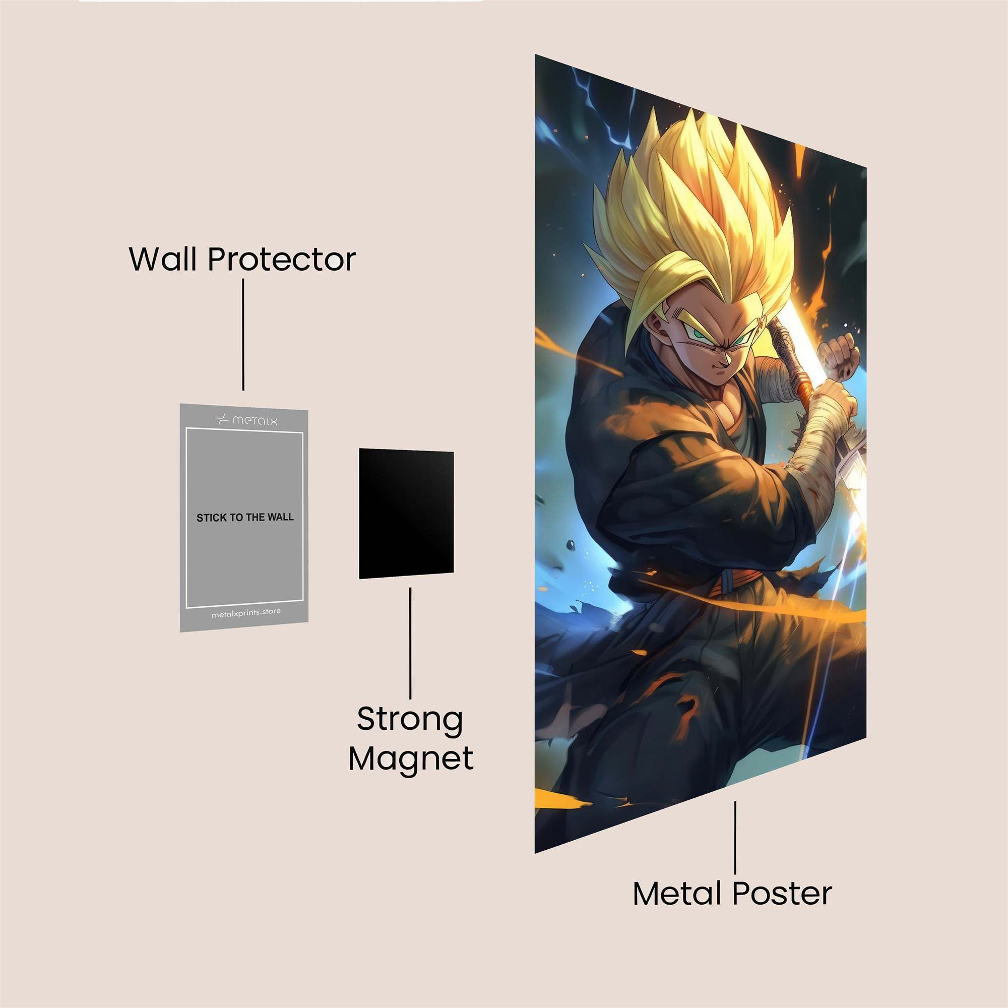 Trunks Fury Safe Wall Magnetic / M