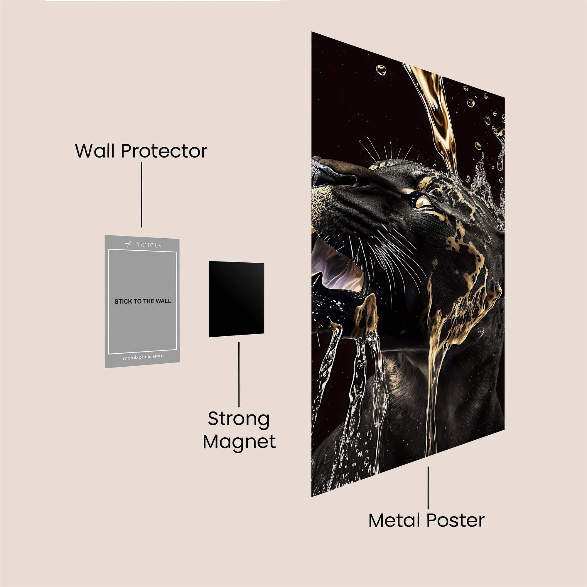 Panther Surge Safe Wall Magnetic / M
