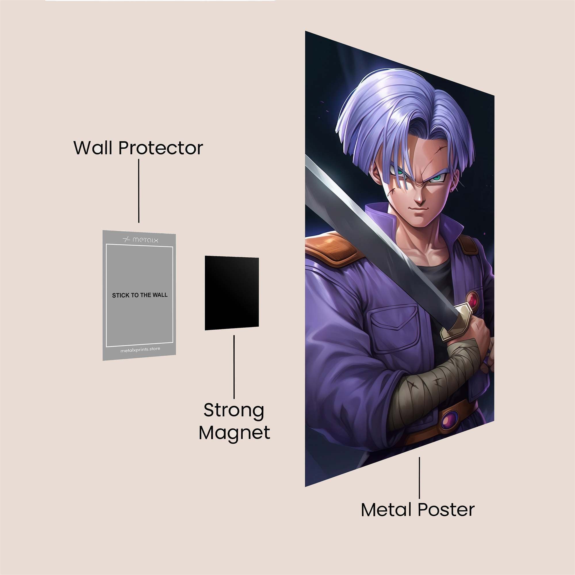 Trunks Resolve Safe Wall Magnetic / M