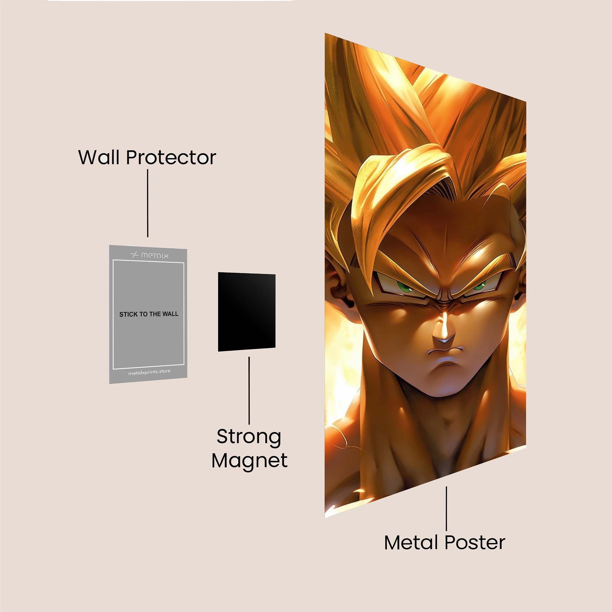 Goku Blaze Safe Wall Magnetic / M