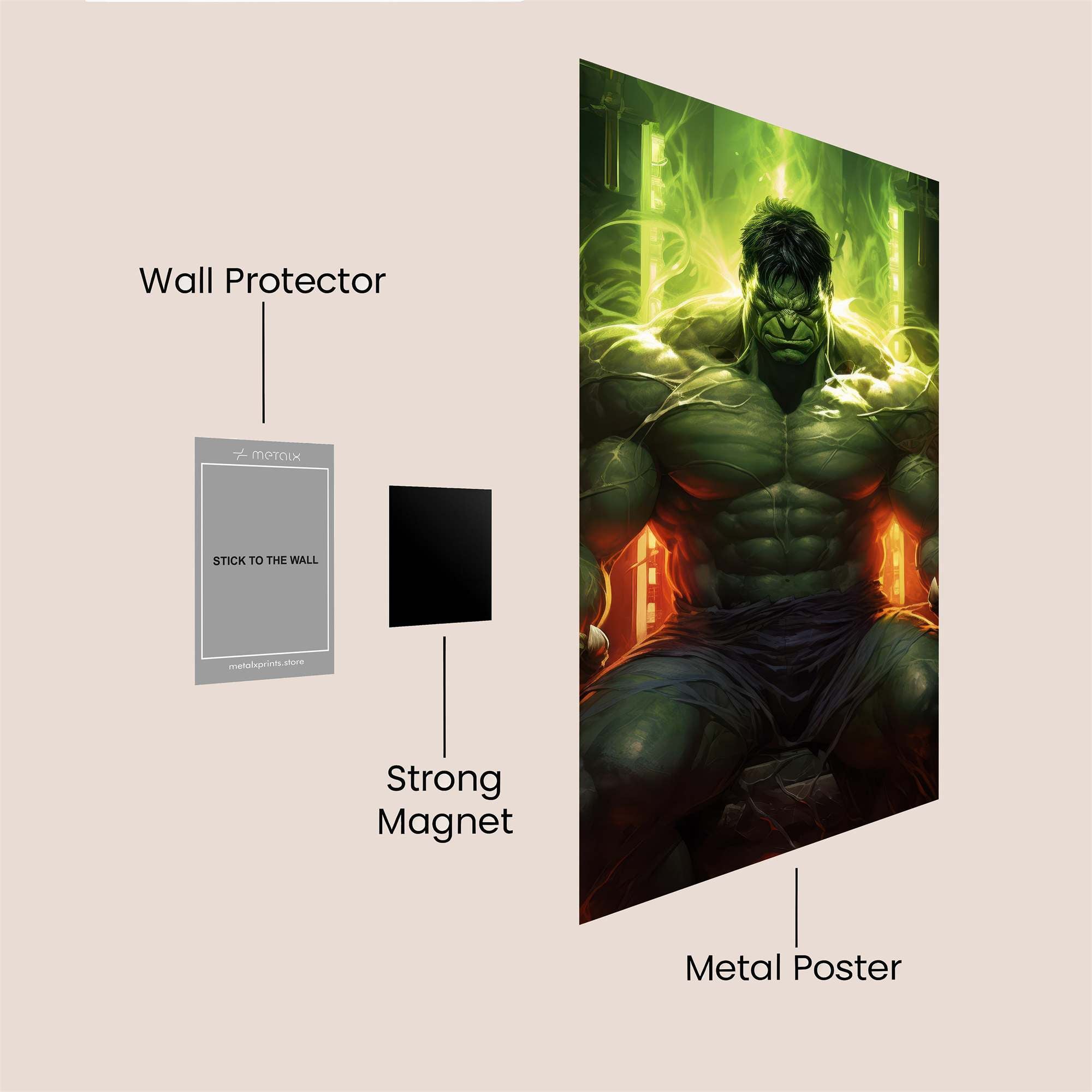 Hulk Vigor Safe Wall Magnetic / M