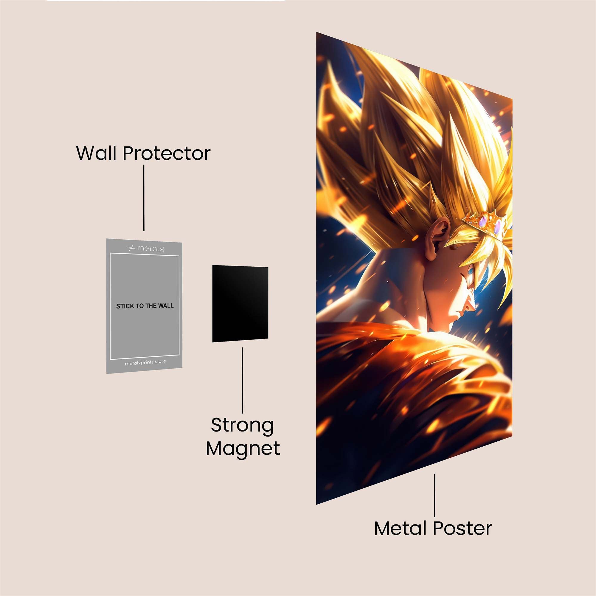 Goku Ascension Safe Wall Magnetic / M