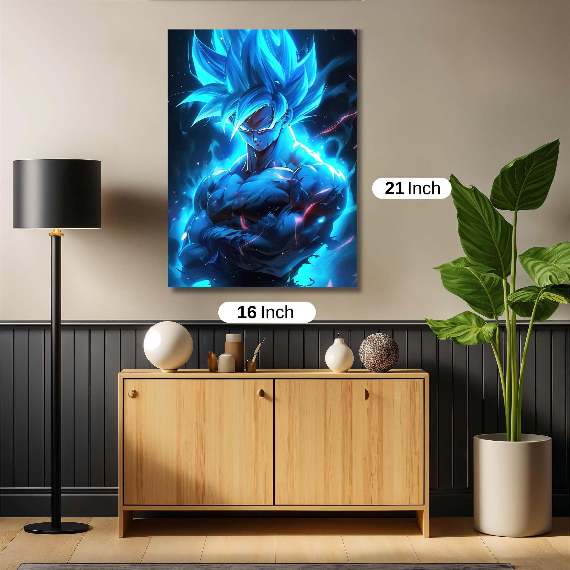 Saiyan Surge Safe Wall Magnetic / M