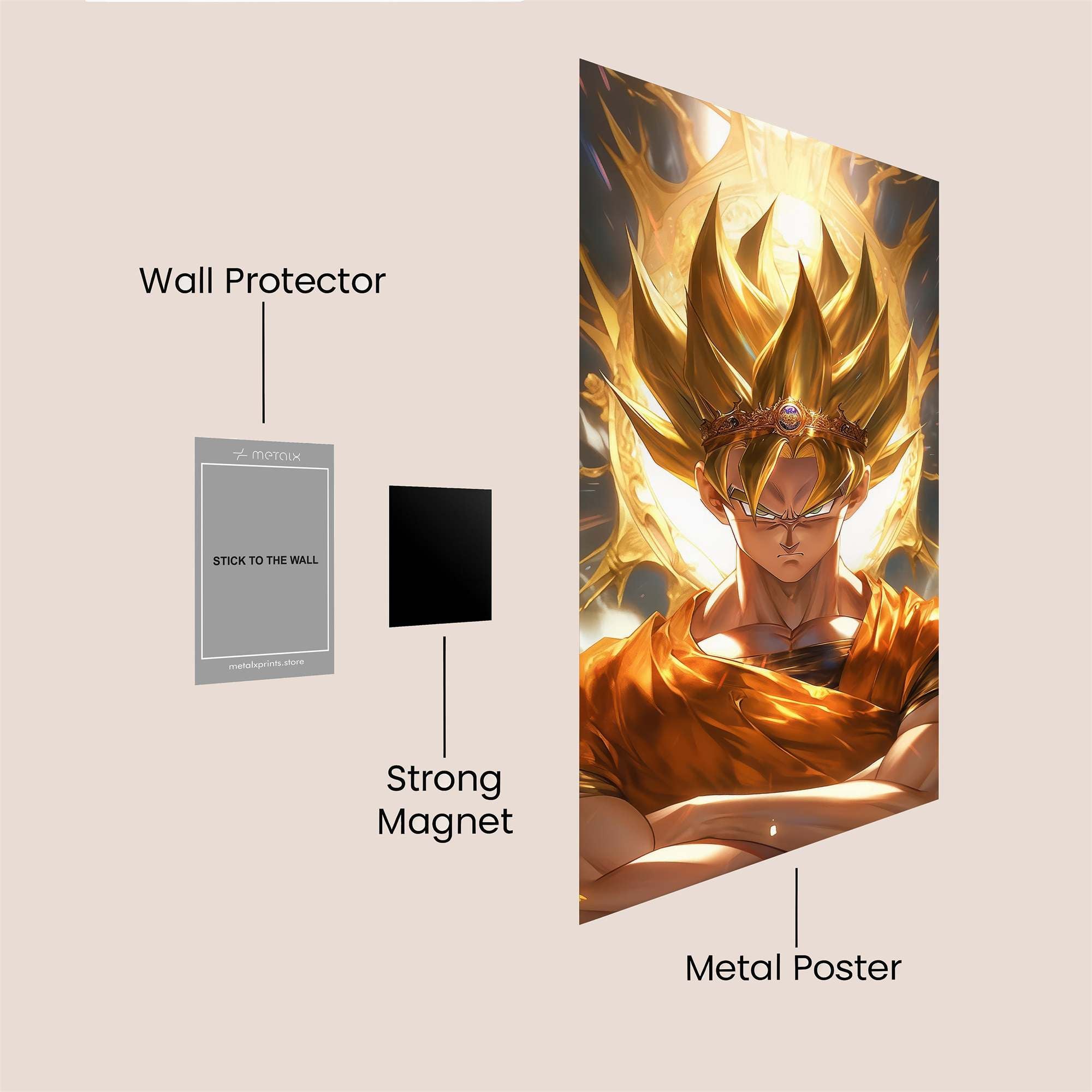 Goku Radiance Safe Wall Magnetic / M