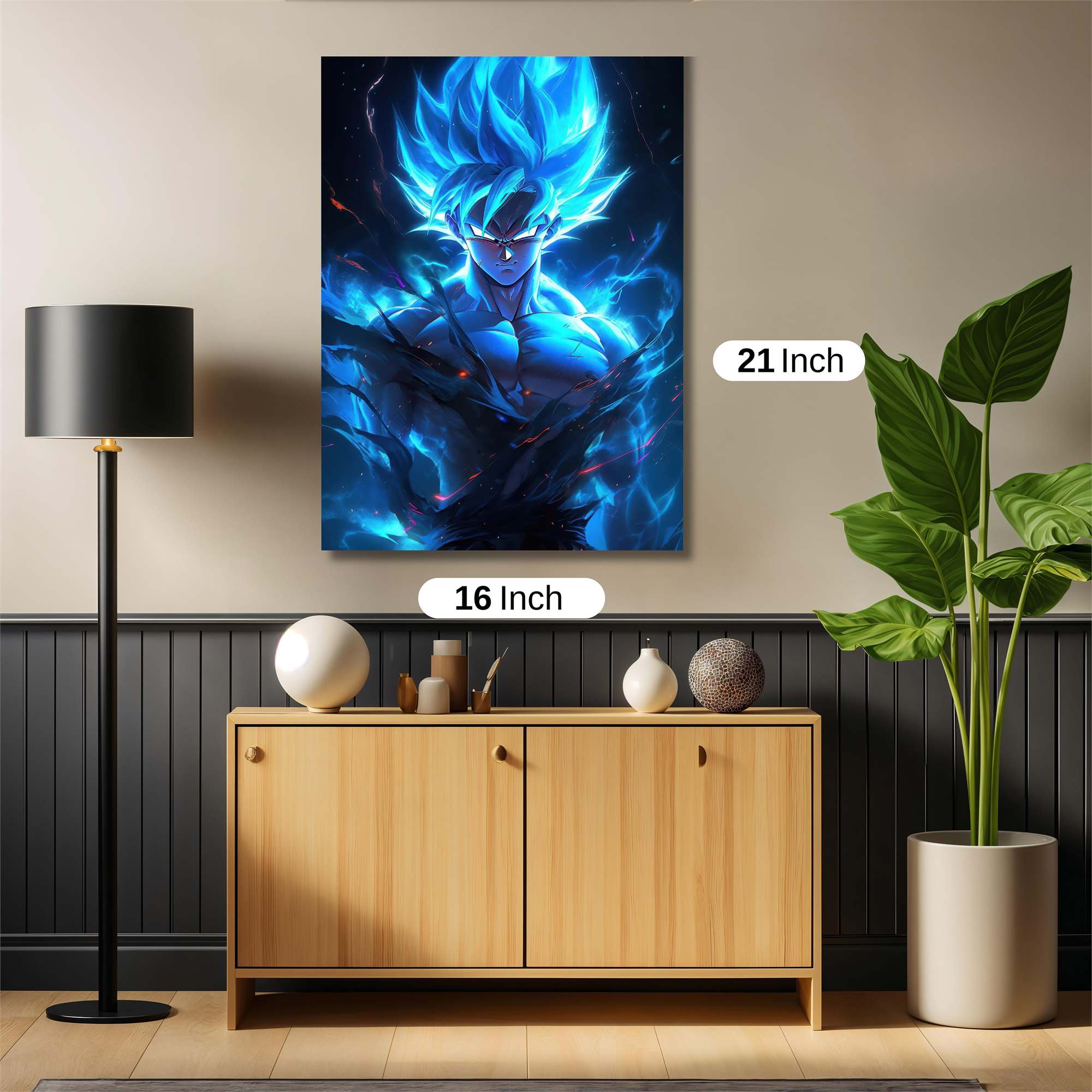 Saiyan Blaze Safe Wall Magnetic / M