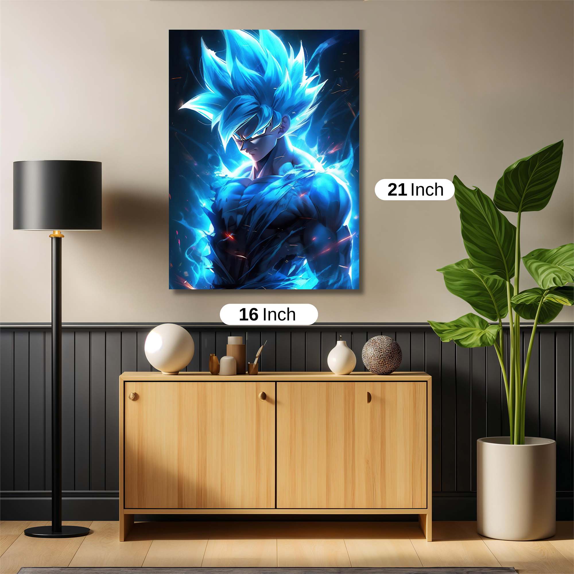 Saiyan Surge Safe Wall Magnetic / M