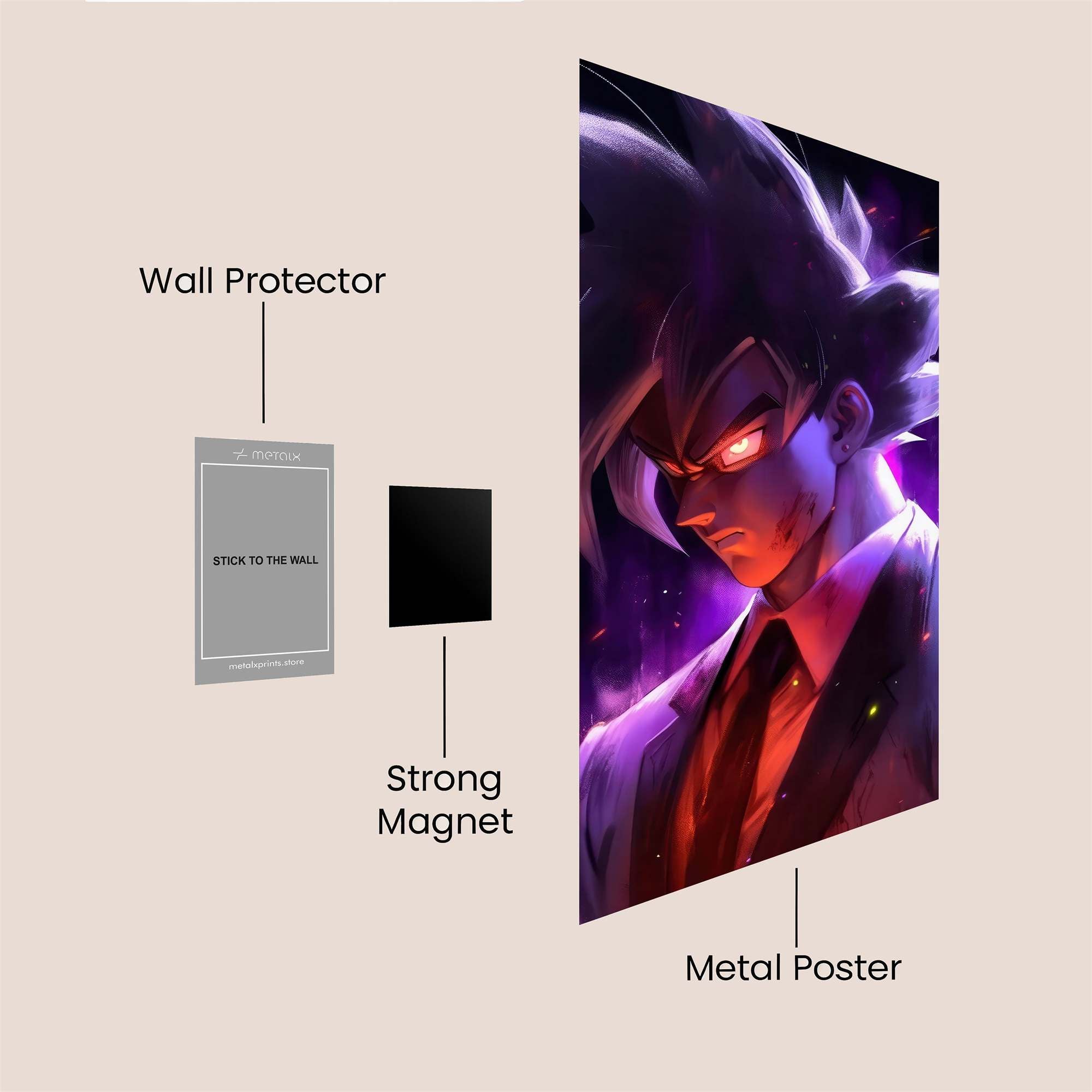 Goku Vengeance Safe Wall Magnetic / M