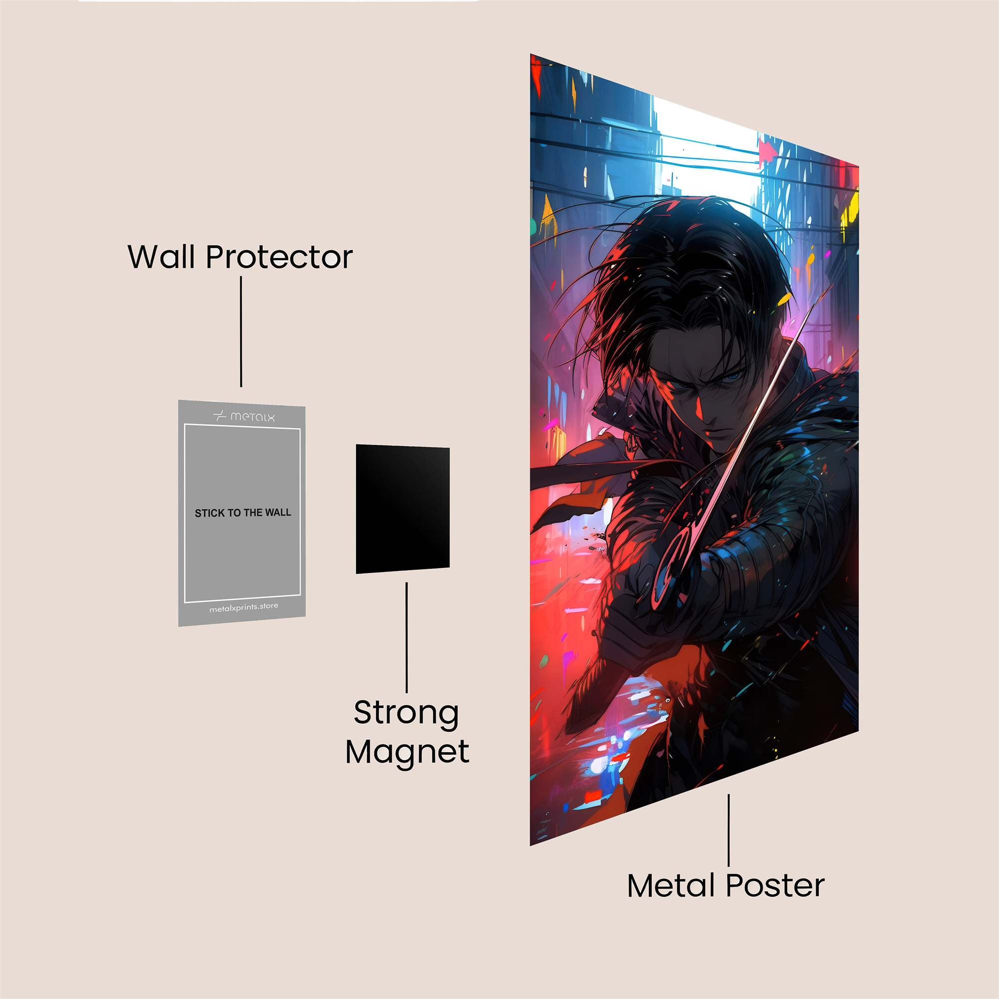 Cyberblade Vigor Safe Wall Magnetic / M