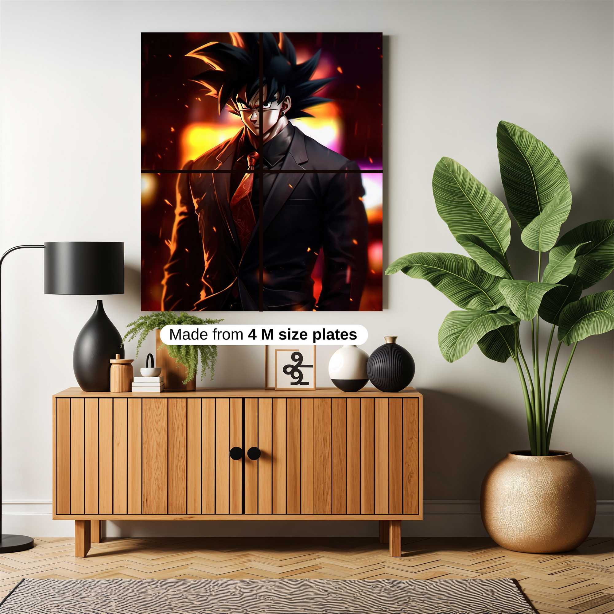 Saiyan Sophistication Safe Wall Magnetic / M