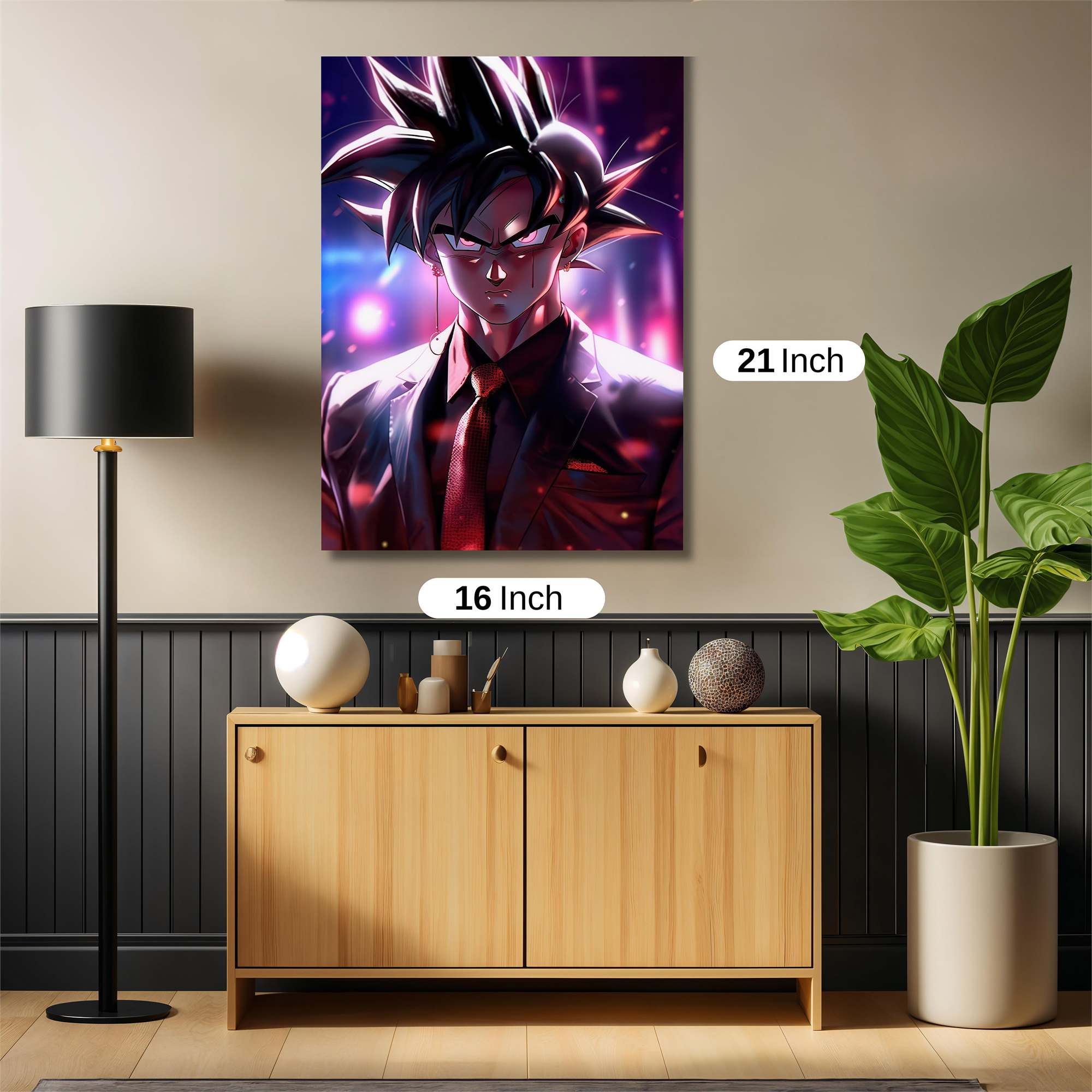 Saiyan Determination Safe Wall Magnetic / M