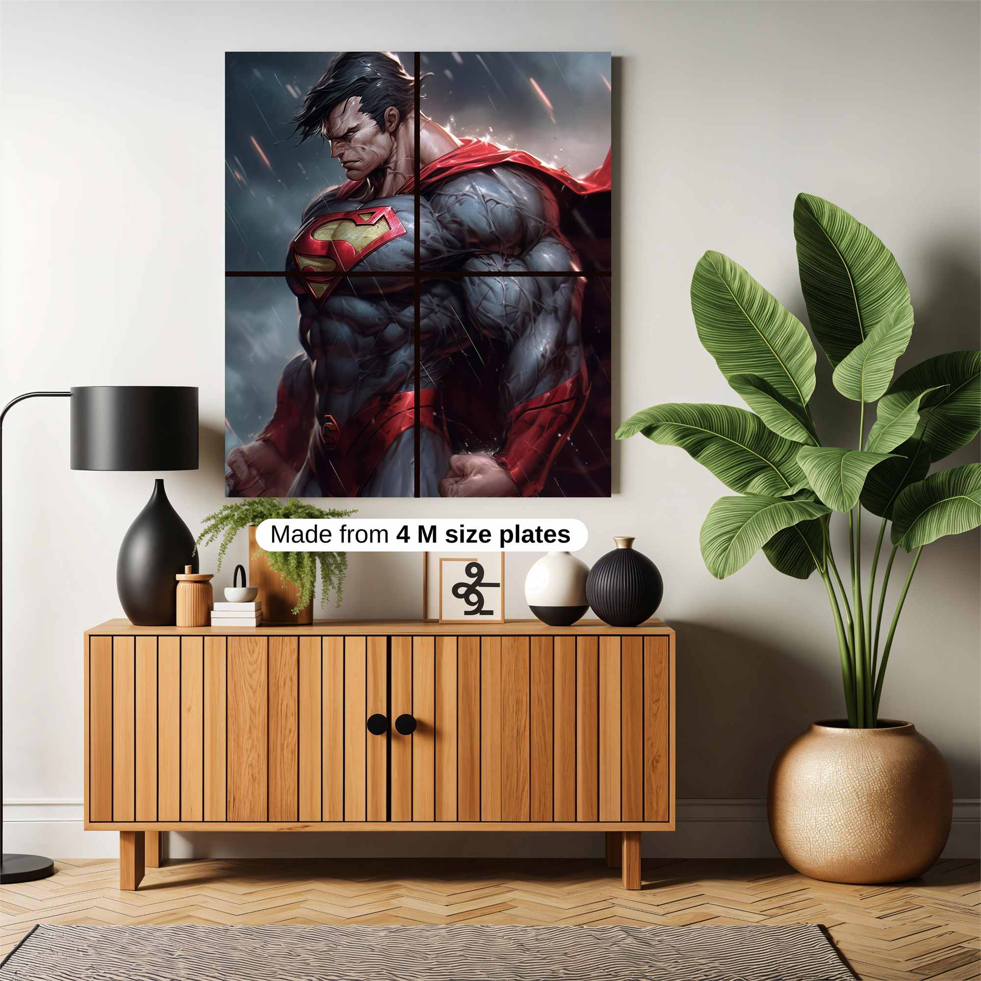 Superman Resolve Safe Wall Magnetic / M