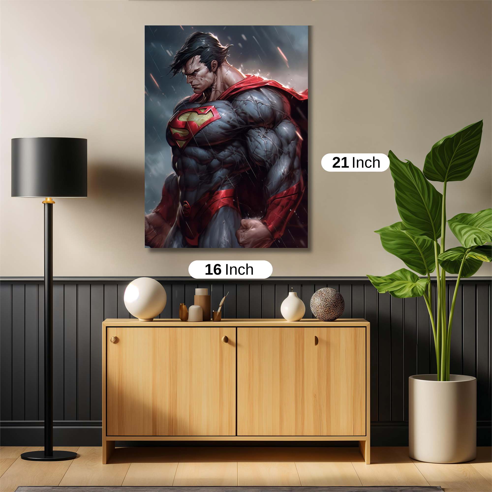 Superman Resolve Safe Wall Magnetic / M