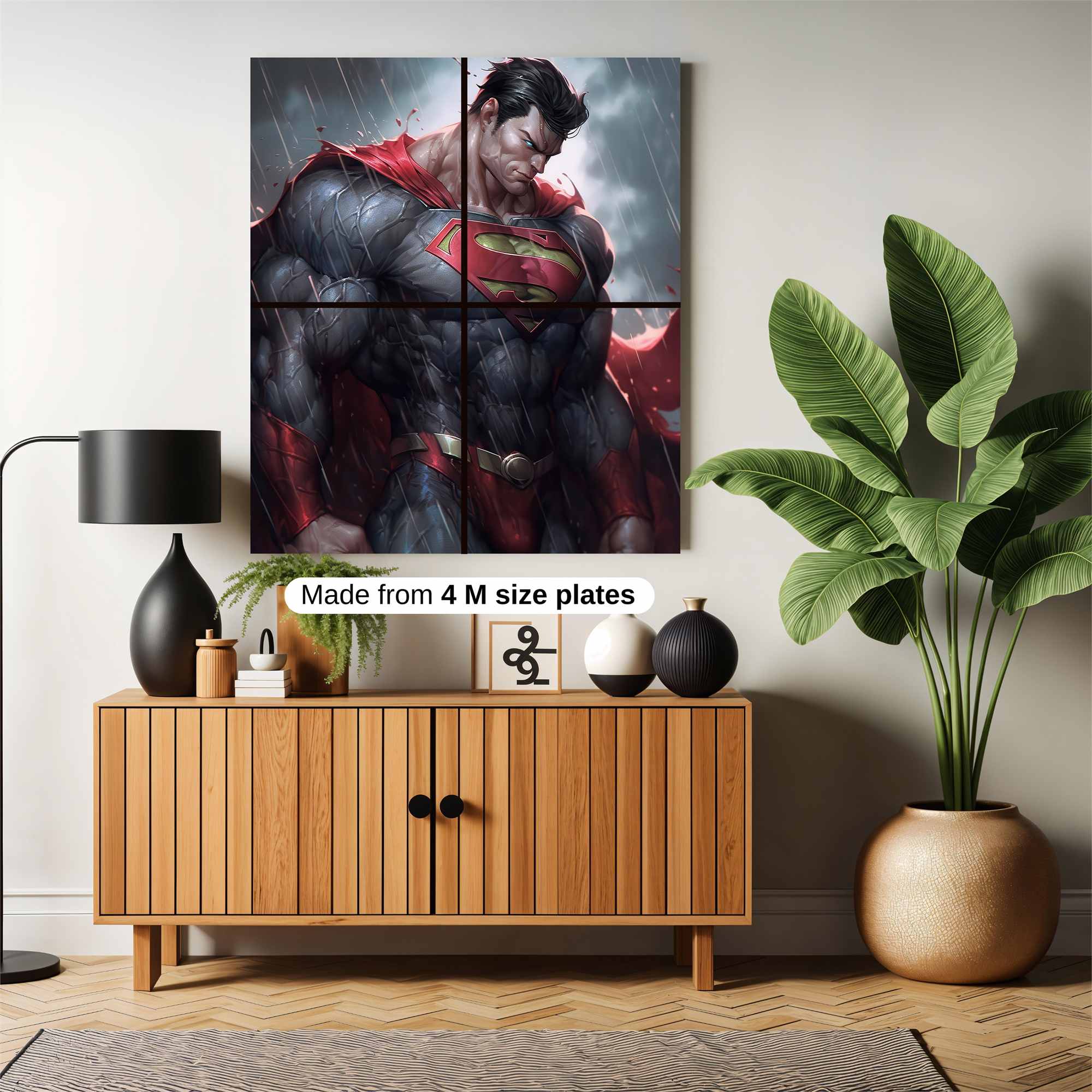 Superman Resolve Safe Wall Magnetic / M