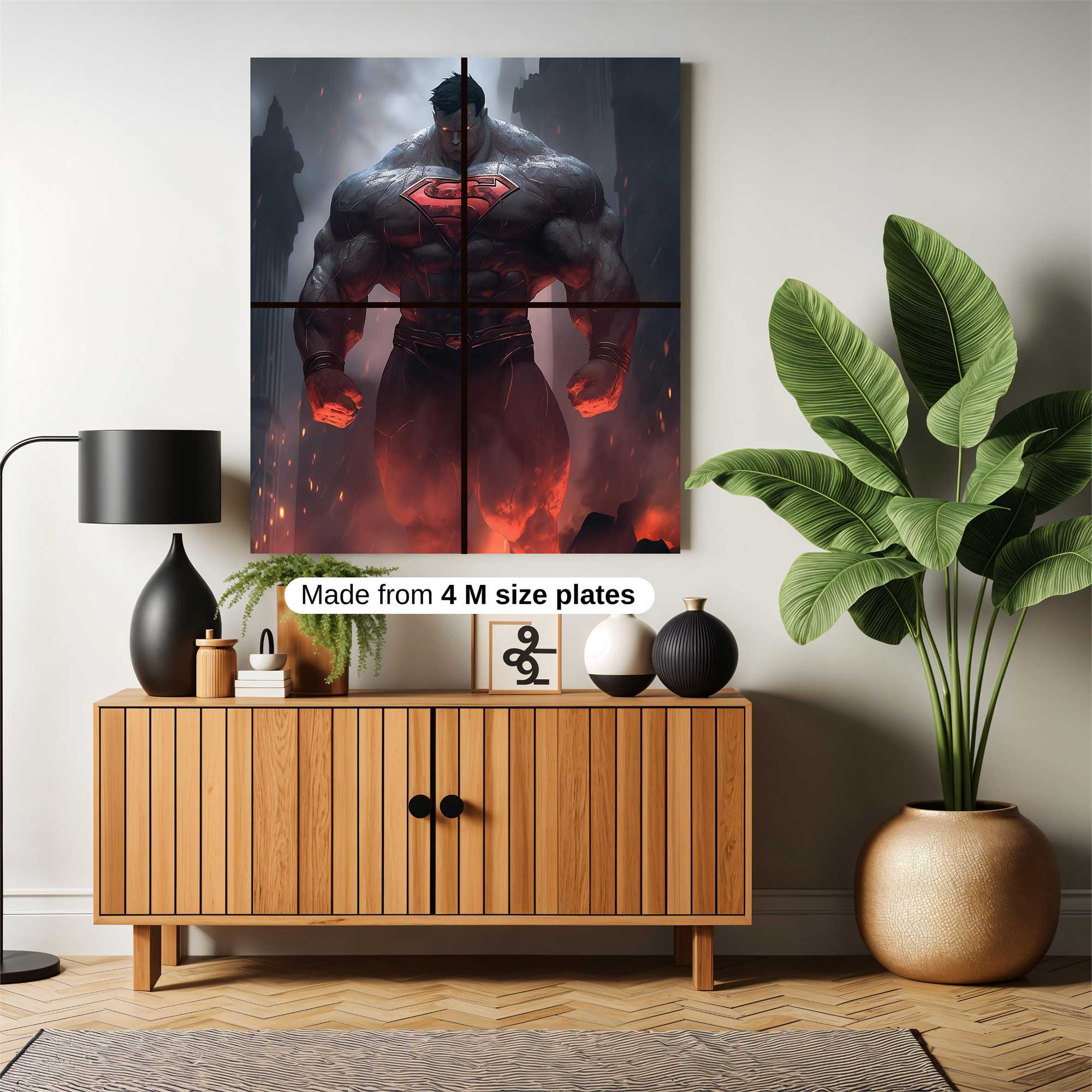 Superman Inferno Safe Wall Magnetic / M