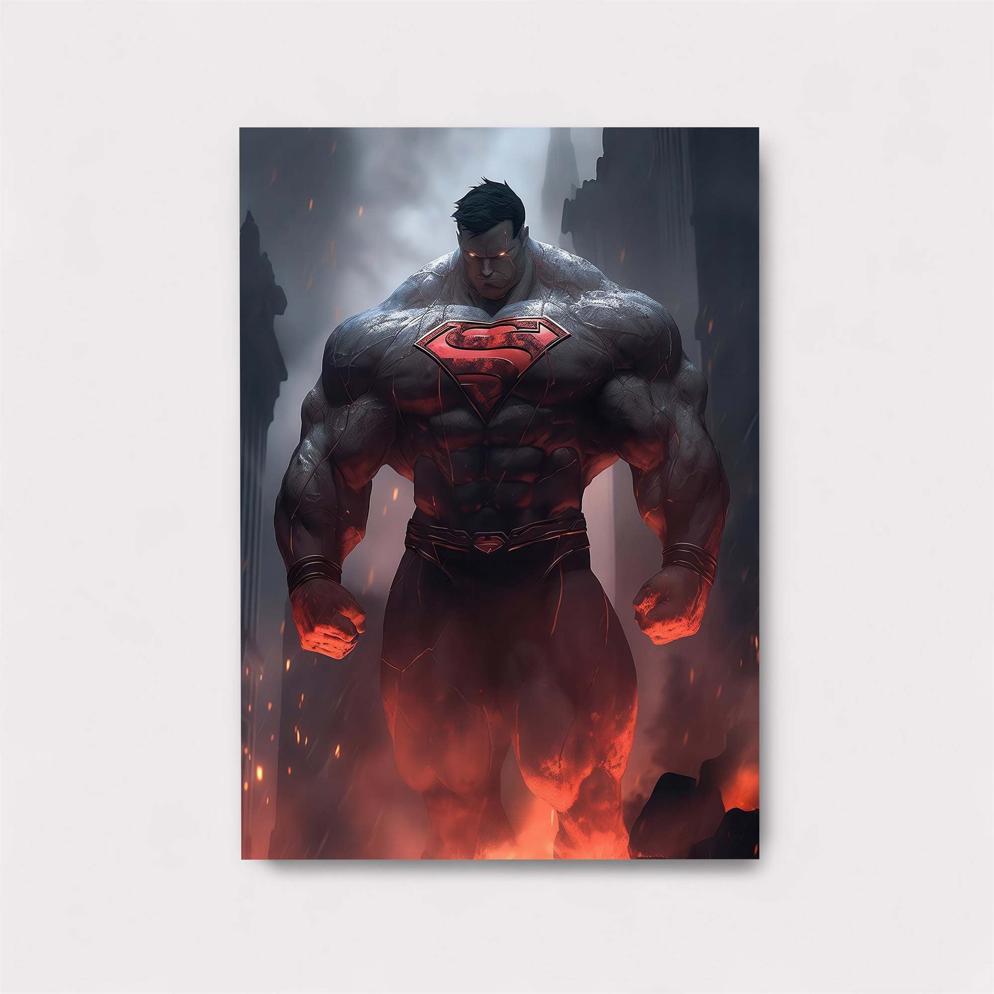 Superman Inferno Safe Wall Magnetic / M