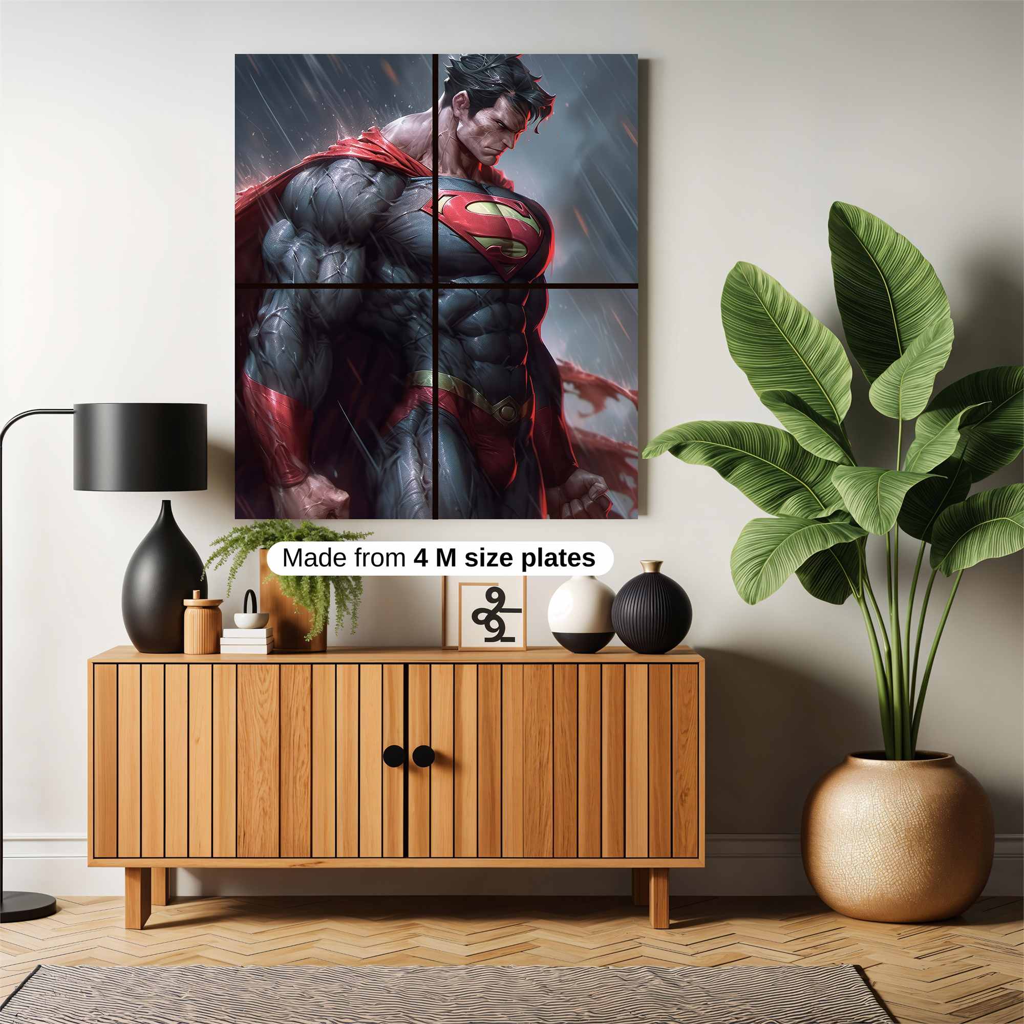 Superman Resolve Safe Wall Magnetic / M