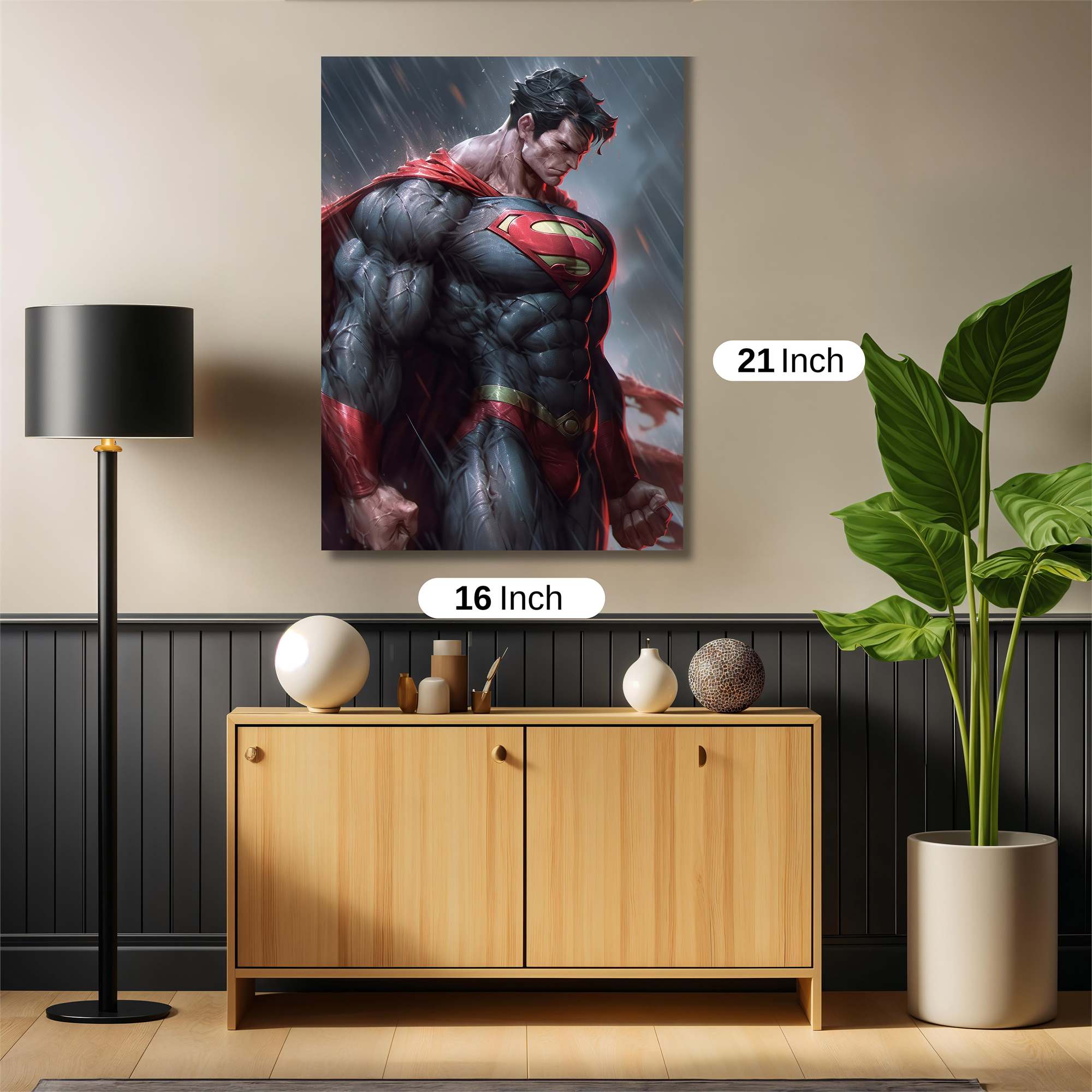 Superman Resolve Safe Wall Magnetic / M