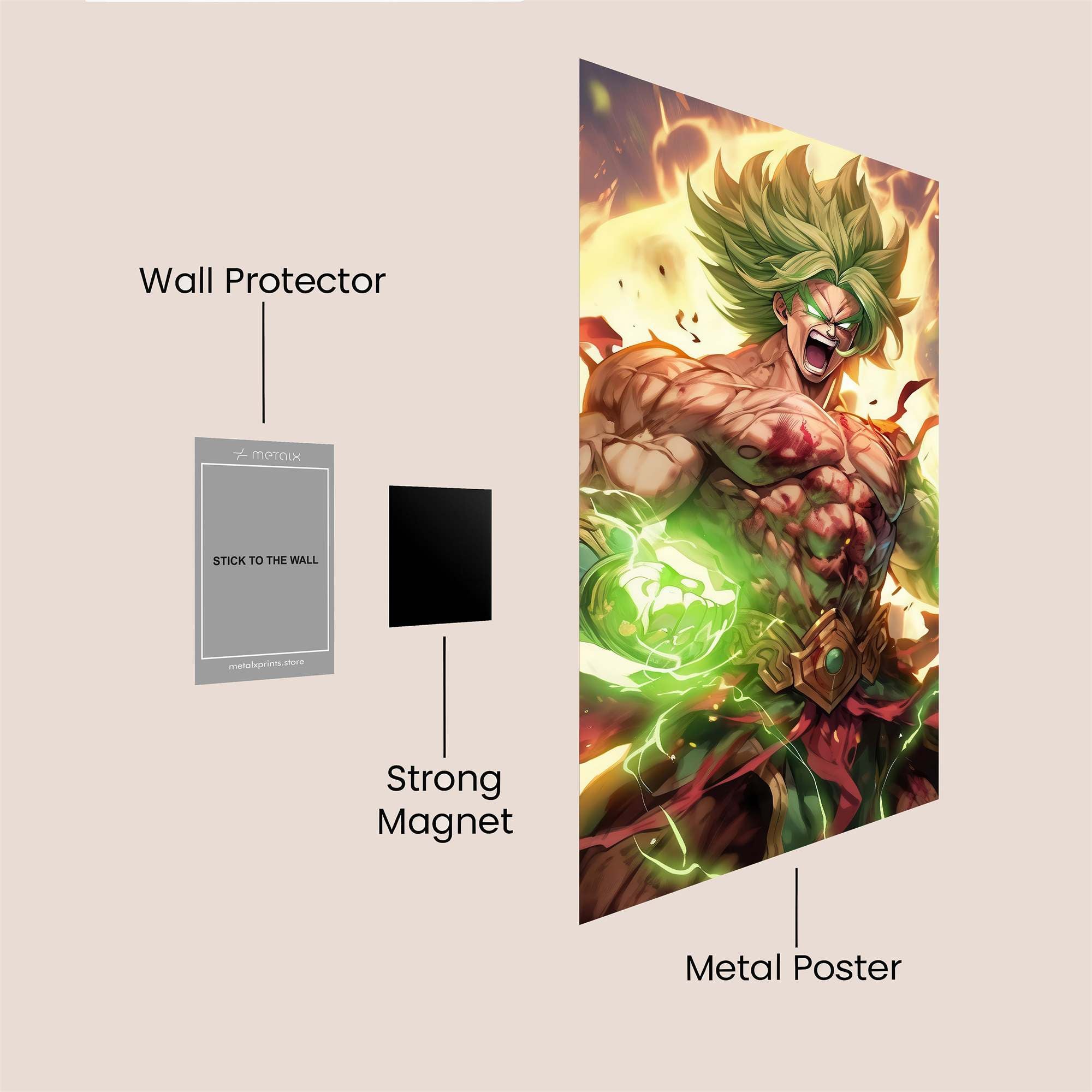 Broly Inferno Safe Wall Magnetic / M