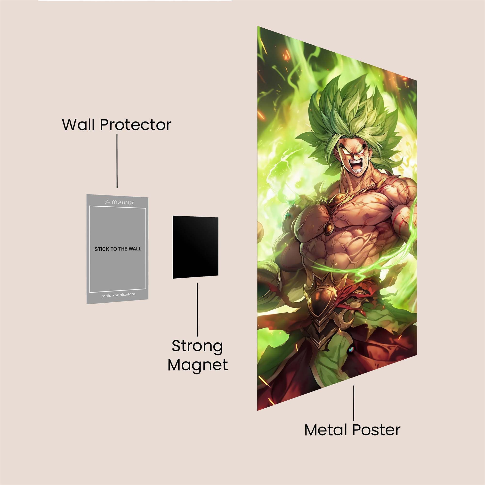 Broly Fury Safe Wall Magnetic / M