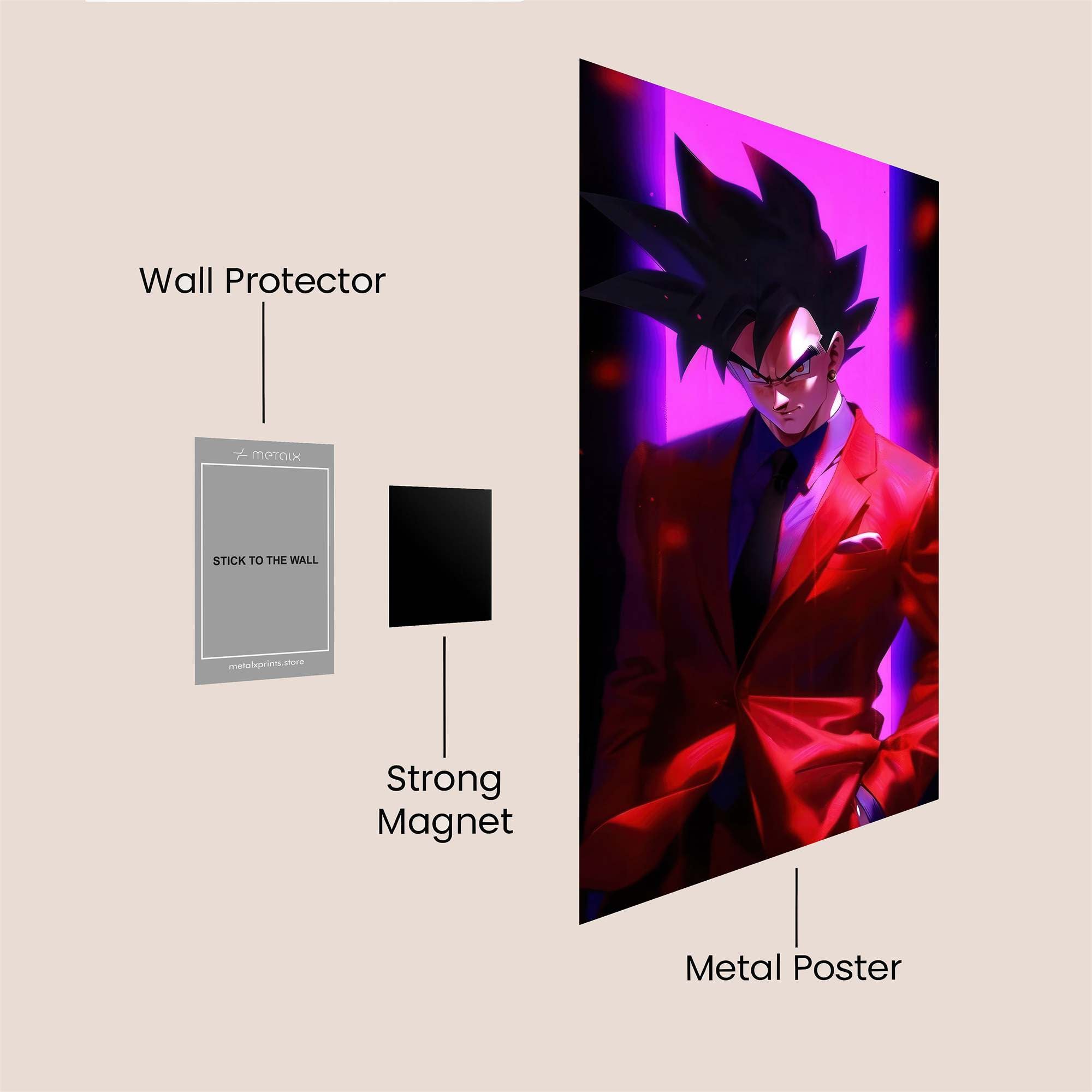 Goku Elegance Safe Wall Magnetic / M