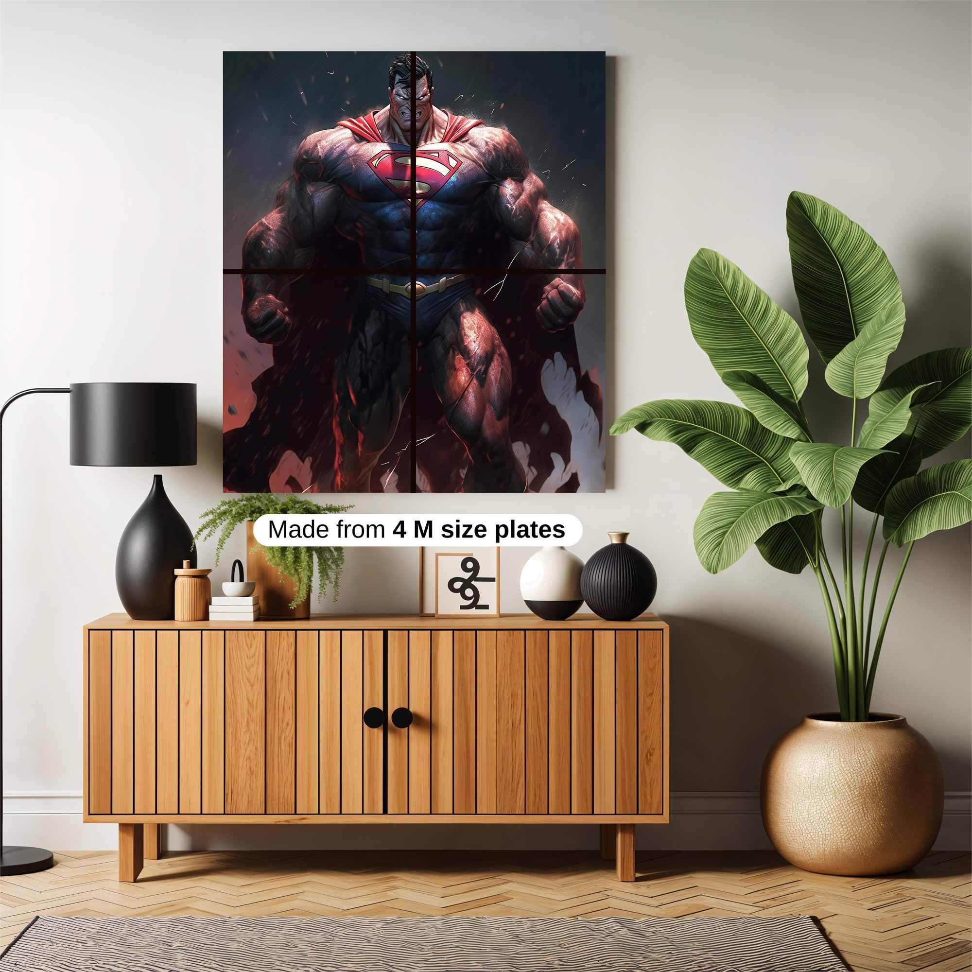 Superman Unyielding Safe Wall Magnetic / M