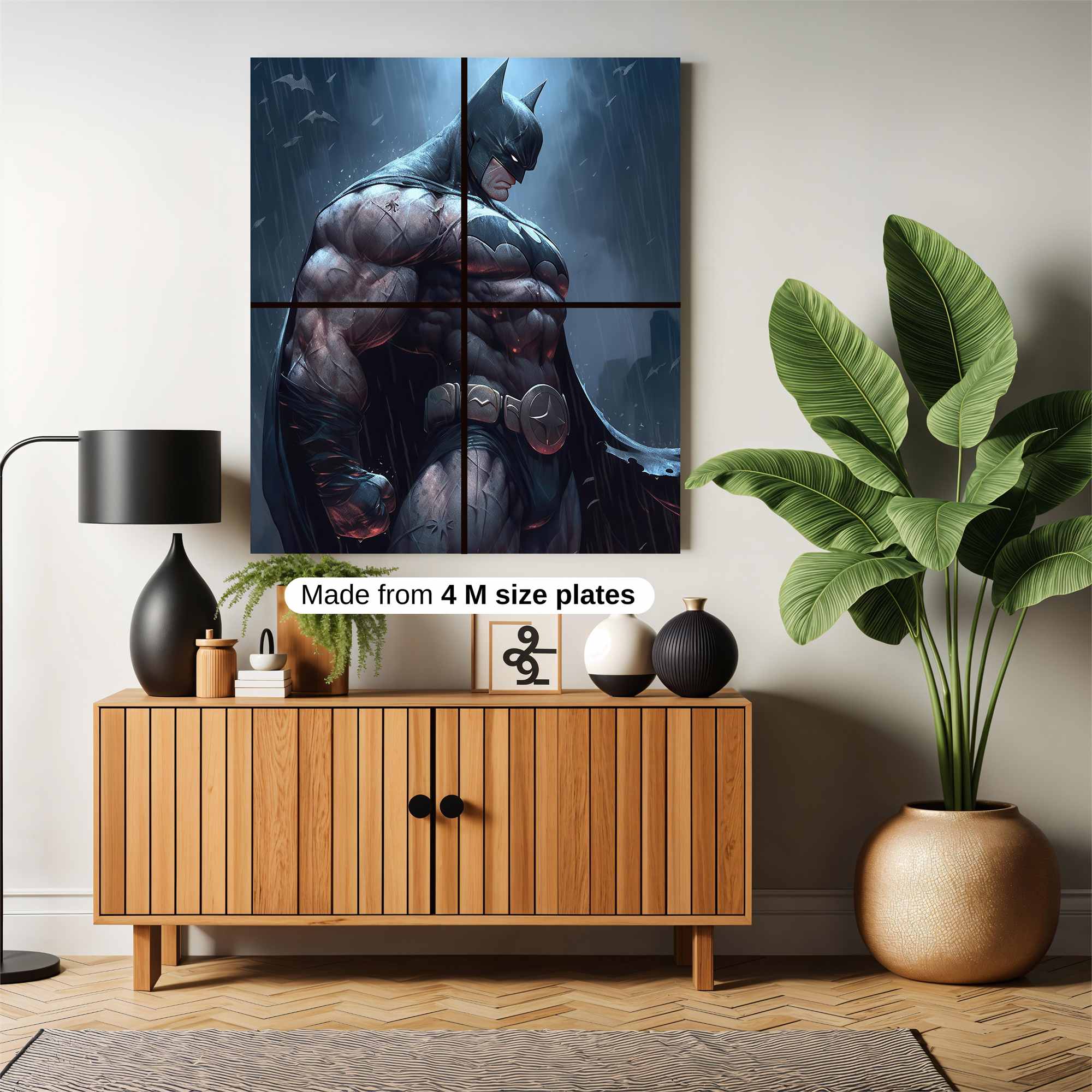 Batman Brooding Safe Wall Magnetic / M