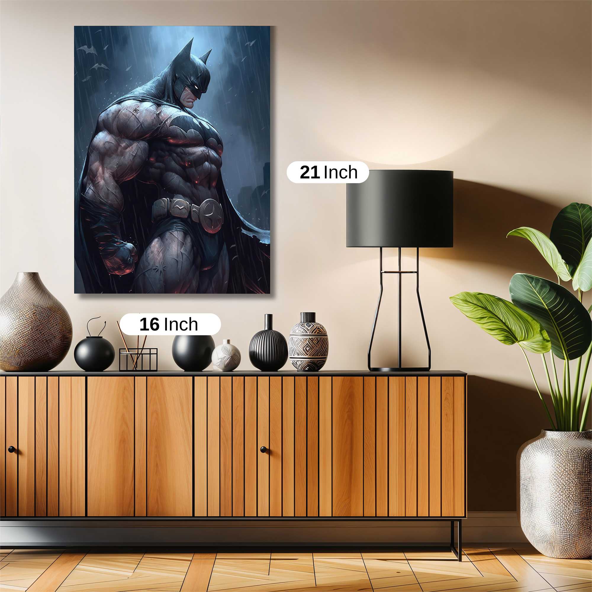 Batman Brooding Safe Wall Magnetic / M